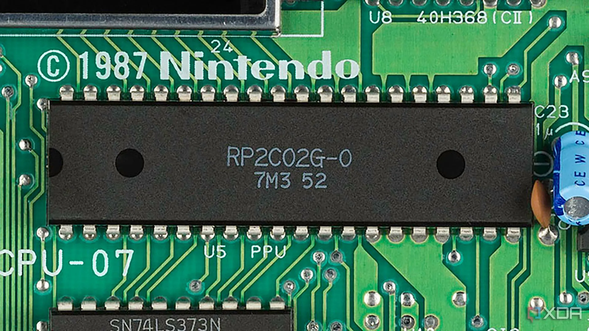 Bộ xử lý hình ảnh PPU Ricoh RP2C02H-O, thành phần tạo nên đồ họa 8-bit của NES