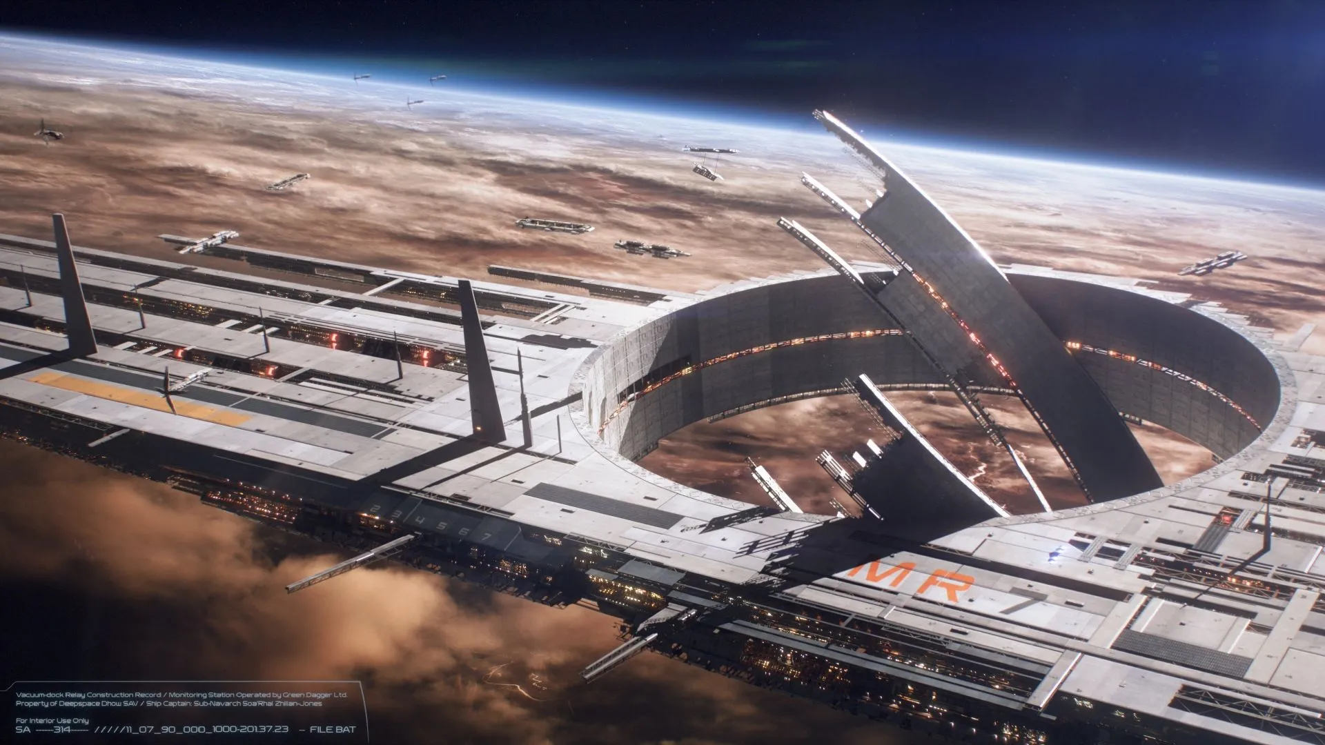 Bức concept art gợi ý về Mass Relay được tái thiết trong Mass Effect 5