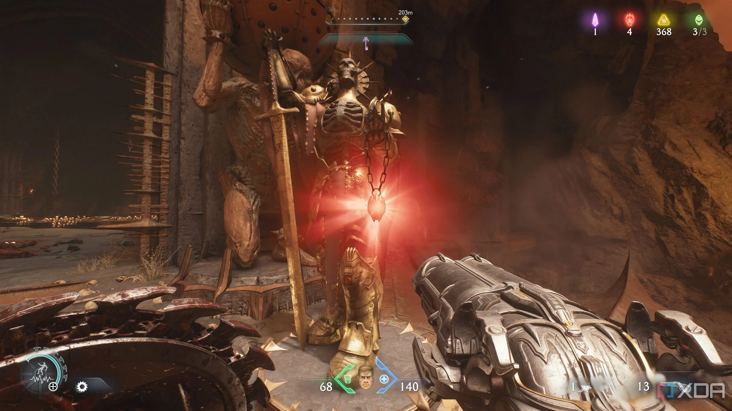 Bức tượng Red Ruby thứ hai trong Doom The Dark Ages.