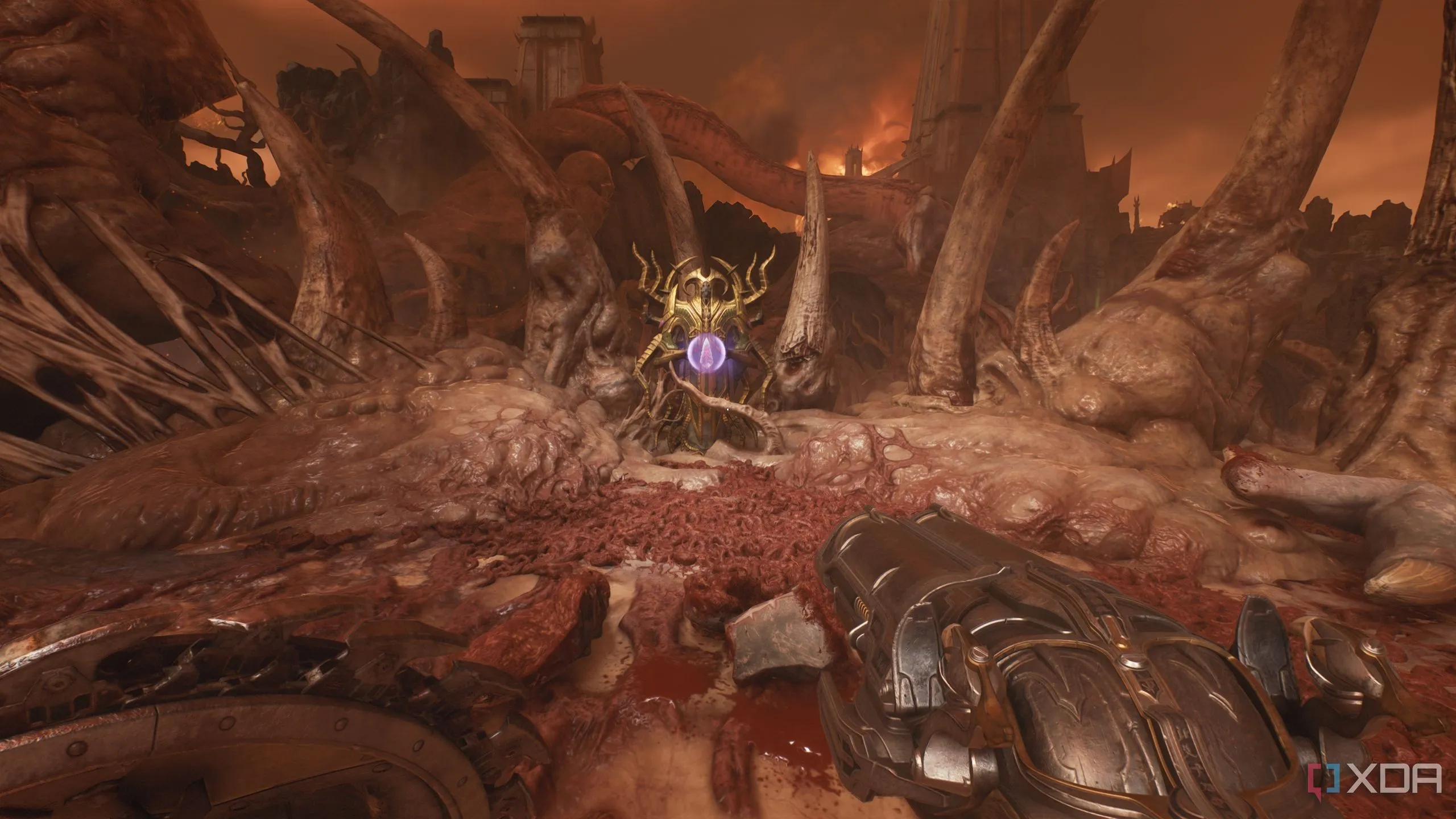 Bức tượng Wraithstone trong Doom The Dark Ages.