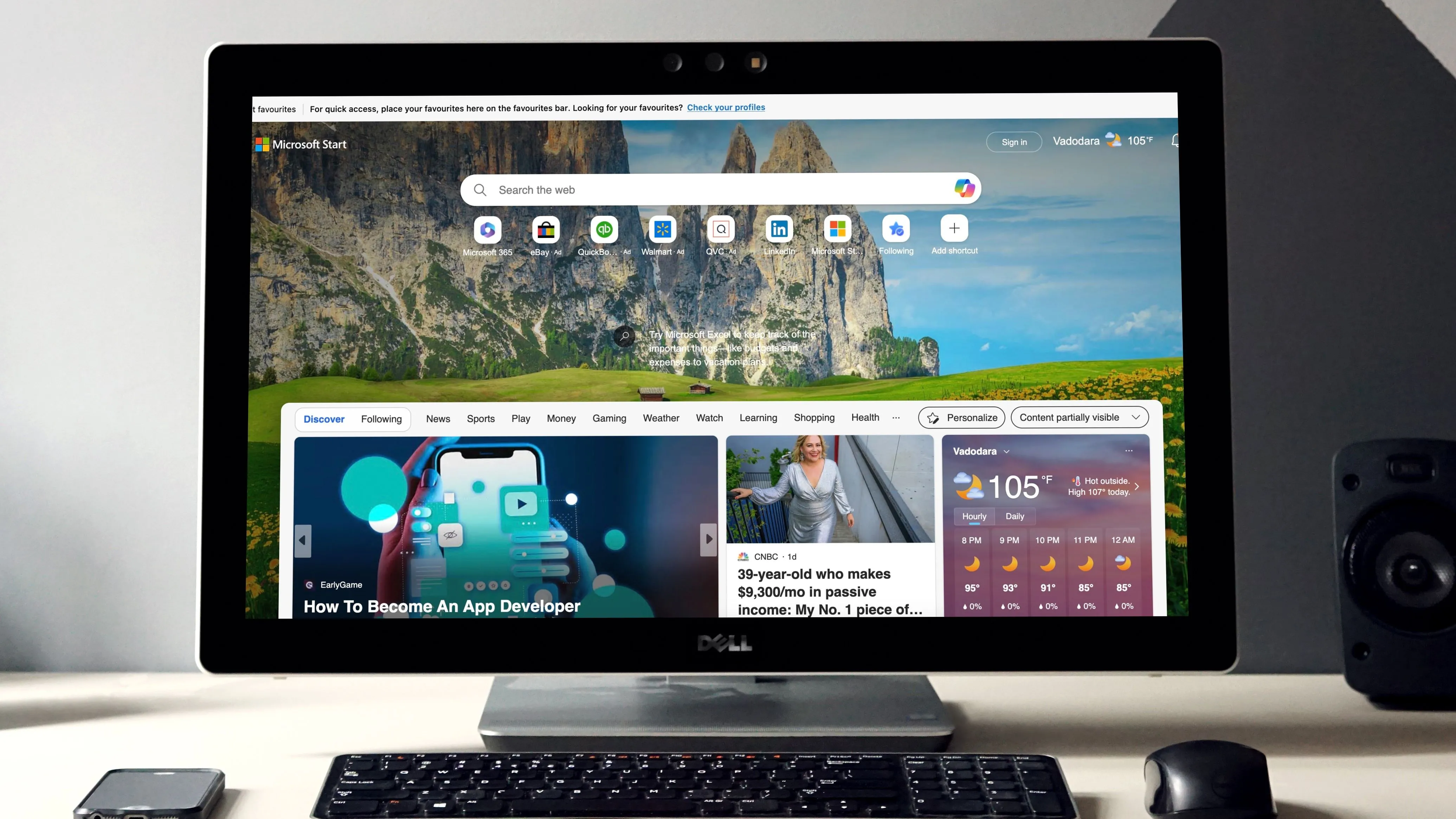 Các cài đặt quan trọng trong trình duyệt Microsoft Edge, minh họa cho khả năng kiểm soát ứng dụng hệ thống