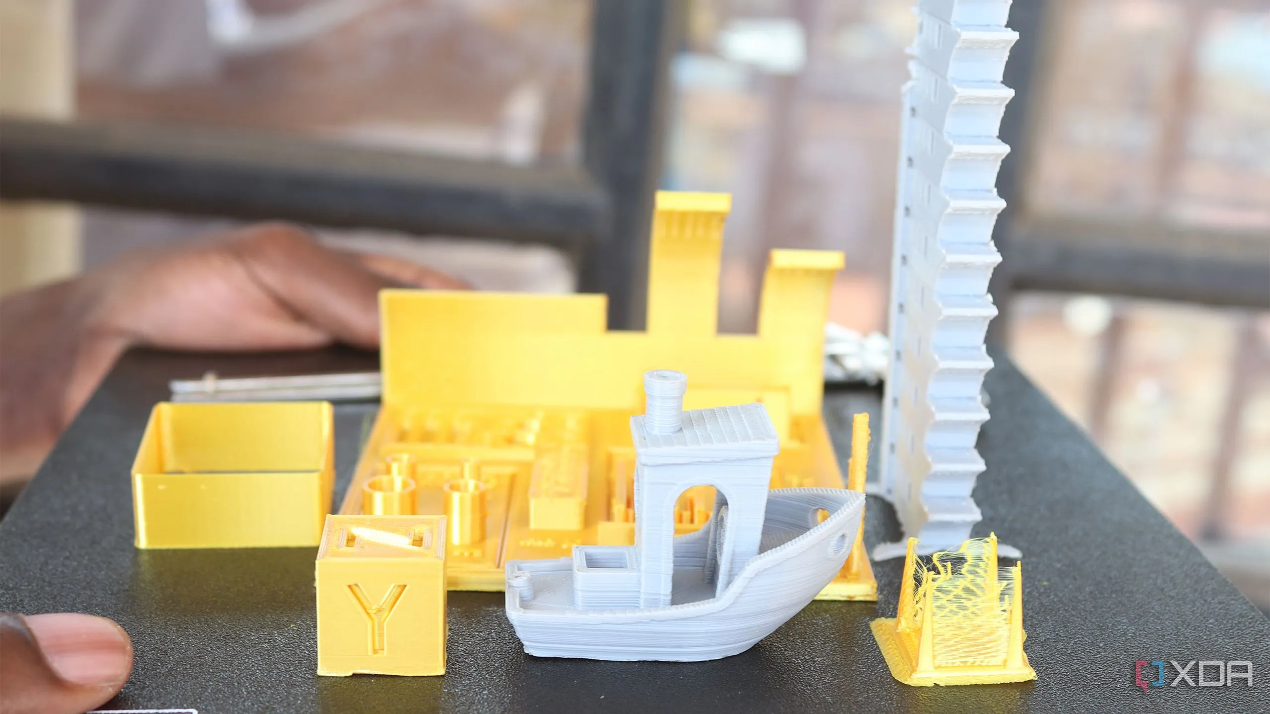 Các mô hình in 3D thử nghiệm trên bàn in