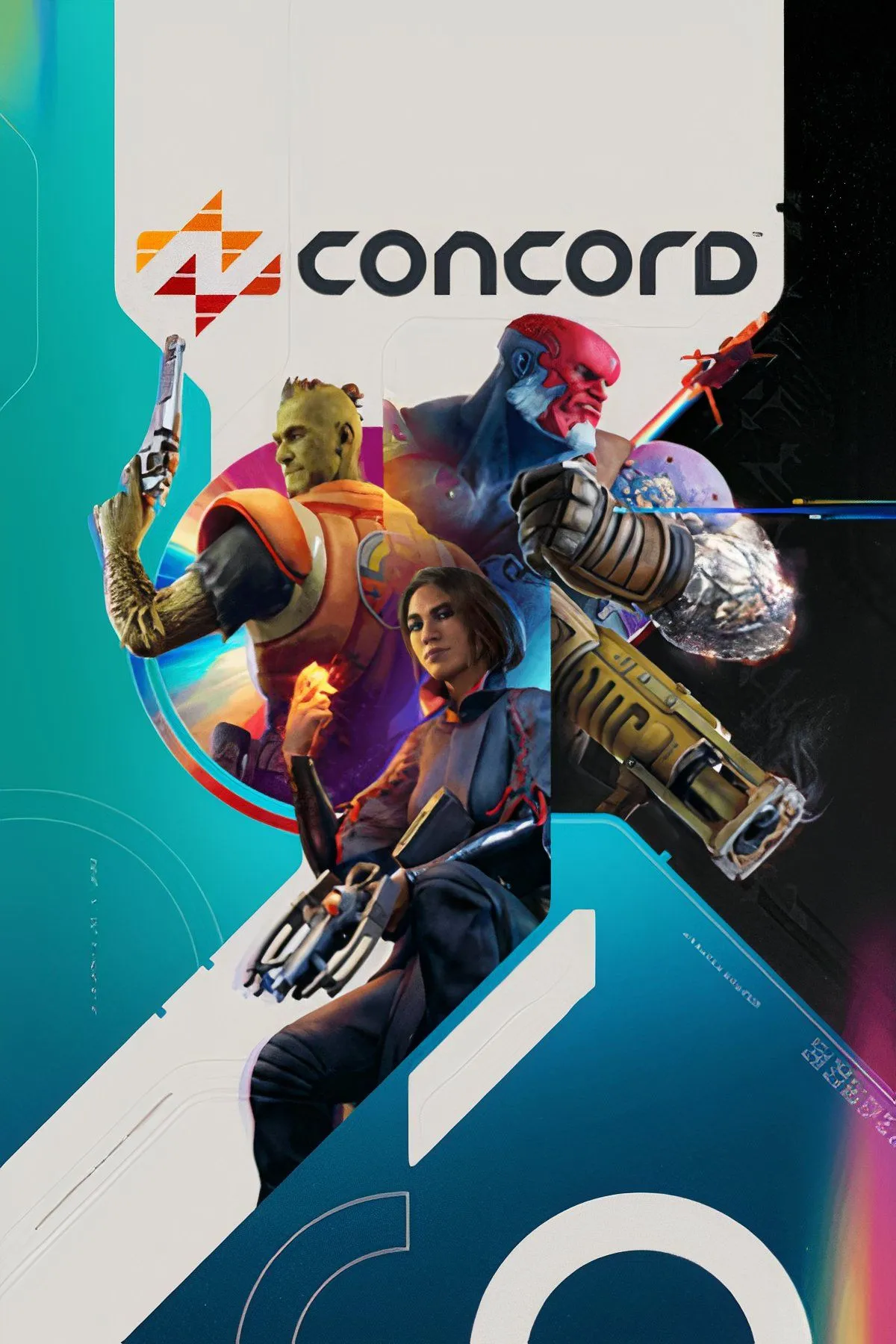 Các nhân vật và cảnh hành động trong Concord, game hero shooter của Sony.