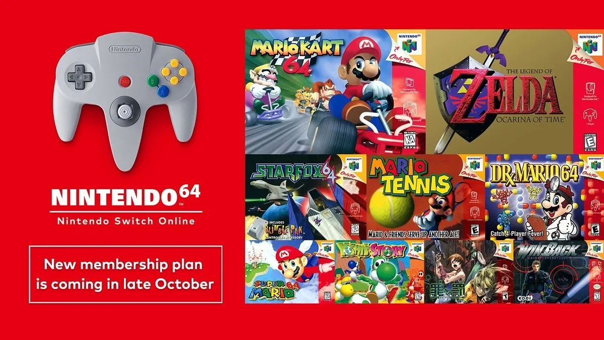 Các tựa game kinh điển Nintendo 64 trên Nintendo Switch Online, được nâng cấp cho Switch 2