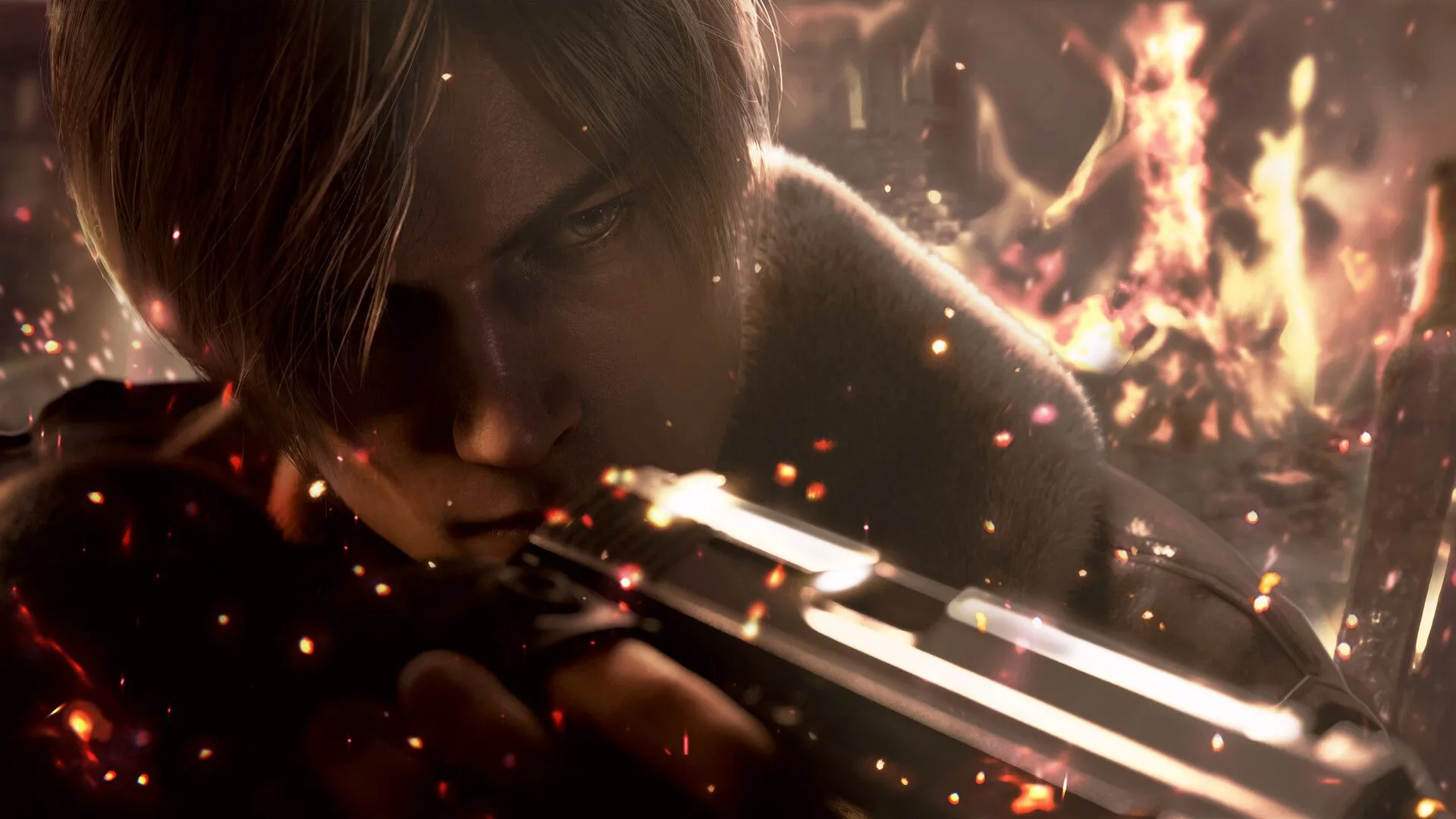Cận cảnh Leon Kennedy trong Resident Evil 4