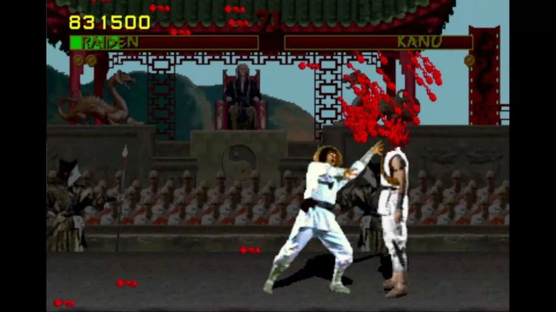 Cảnh Fatality trong Mortal Kombat gameplay