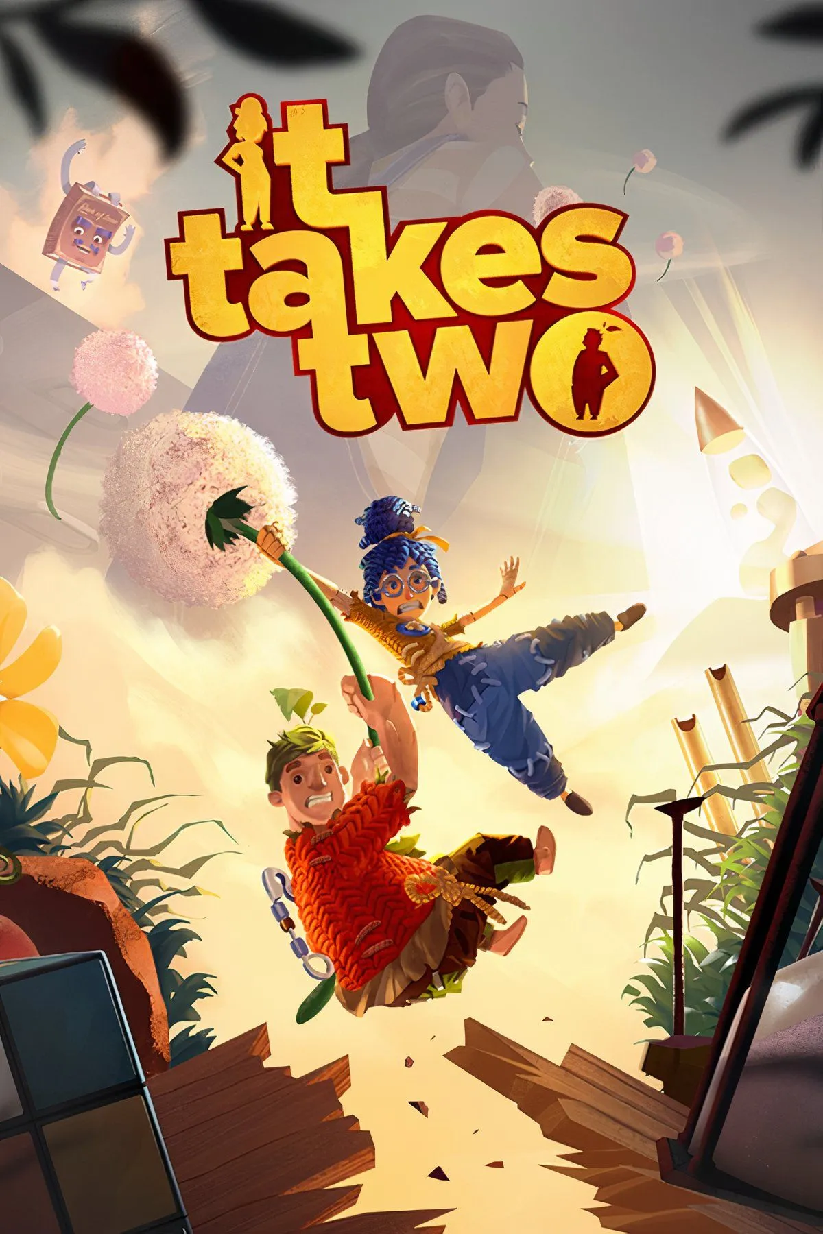 Cảnh game It Takes Two với hai nhân vật Cody và May phiên bản búp bê