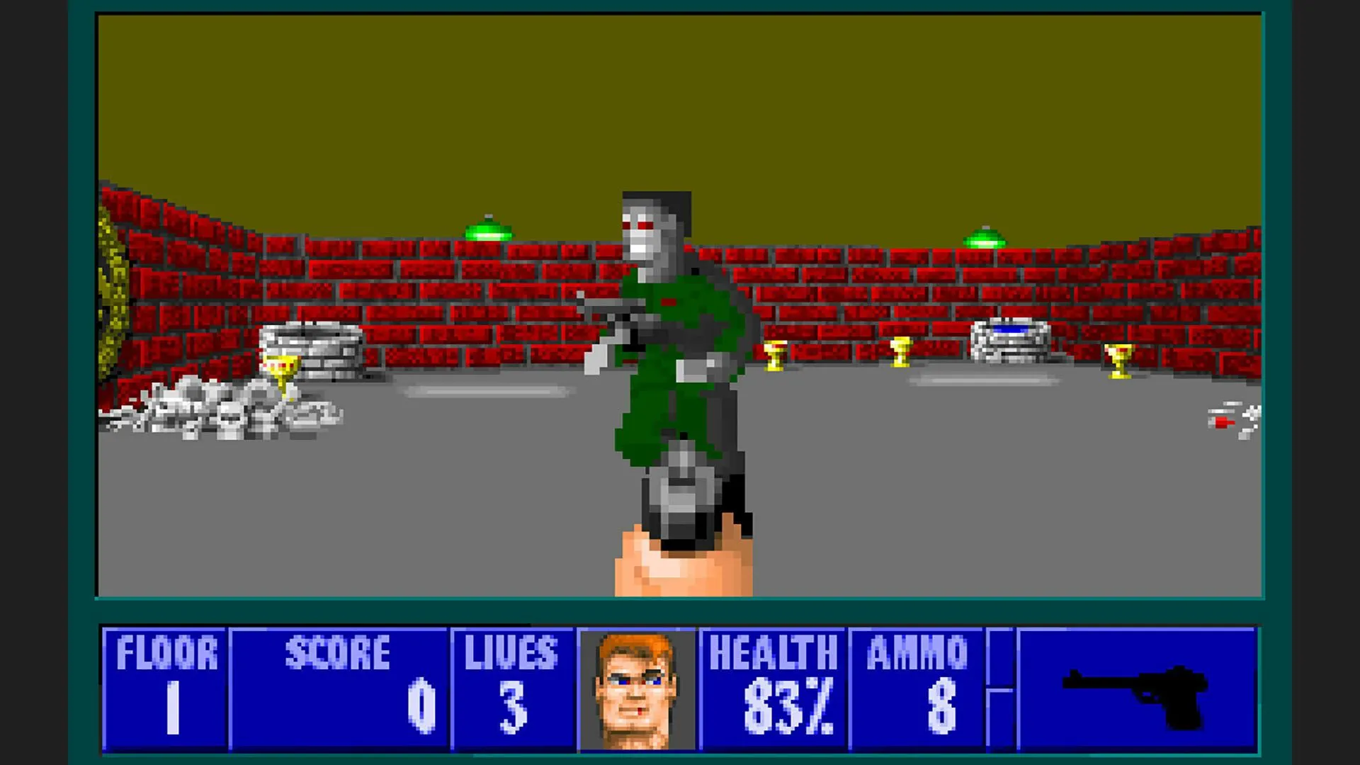 Cảnh gameplay Wolfenstein 3D