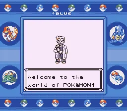 Cảnh khám phá hang động trong Pokémon Blue