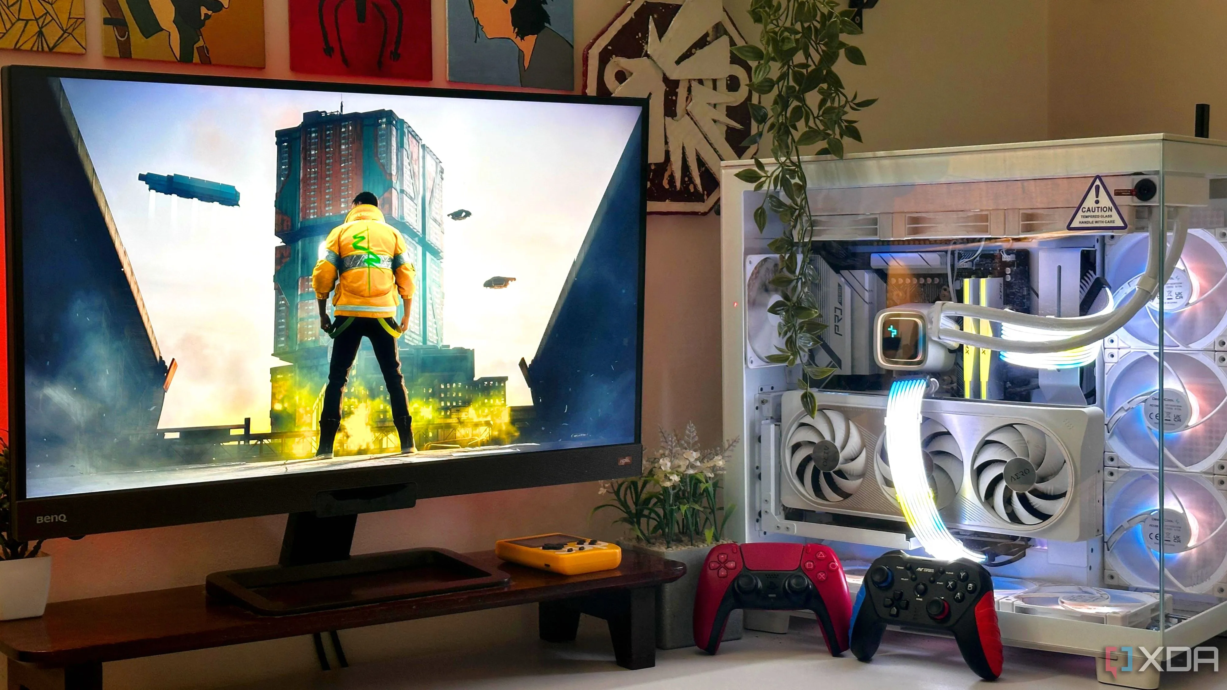 Cảnh một người chơi đắm chìm trong thế giới Cyberpunk 2077 trên PC, thể hiện sự hồi sinh của tựa game này sau khởi đầu khó khăn