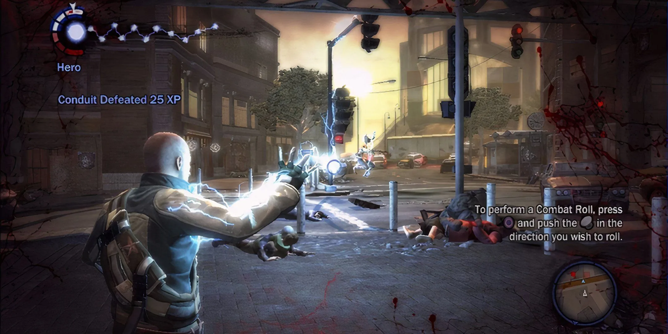 Cảnh thành phố trong Infamous, thế giới mở rộng lớn dành cho game thủ PC