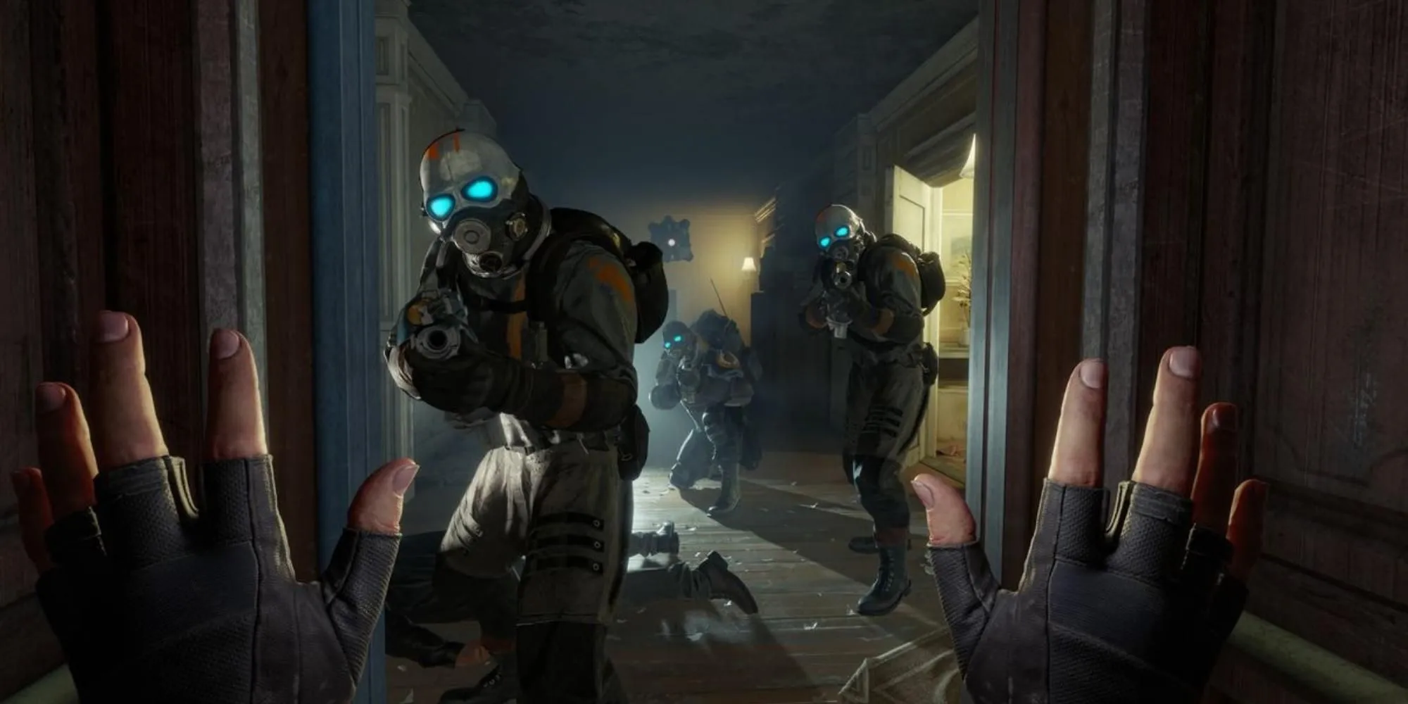 Cảnh trong Half-Life: Alyx, tựa game VR đã thay đổi cốt truyện của series.