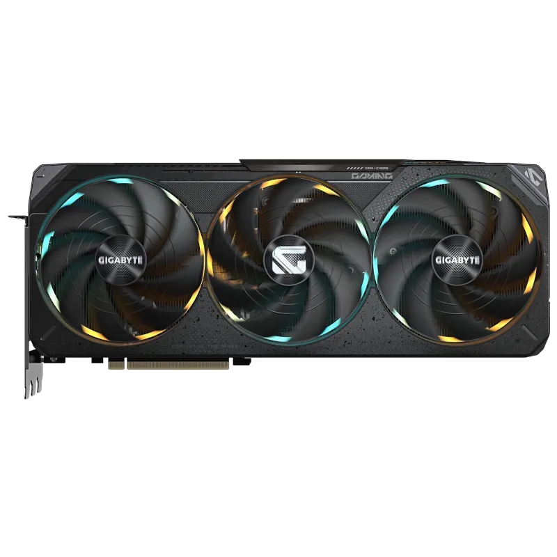 Card đồ họa Gigabyte Gaming GeForce RTX 5080 OC với thiết kế tản nhiệt lớn