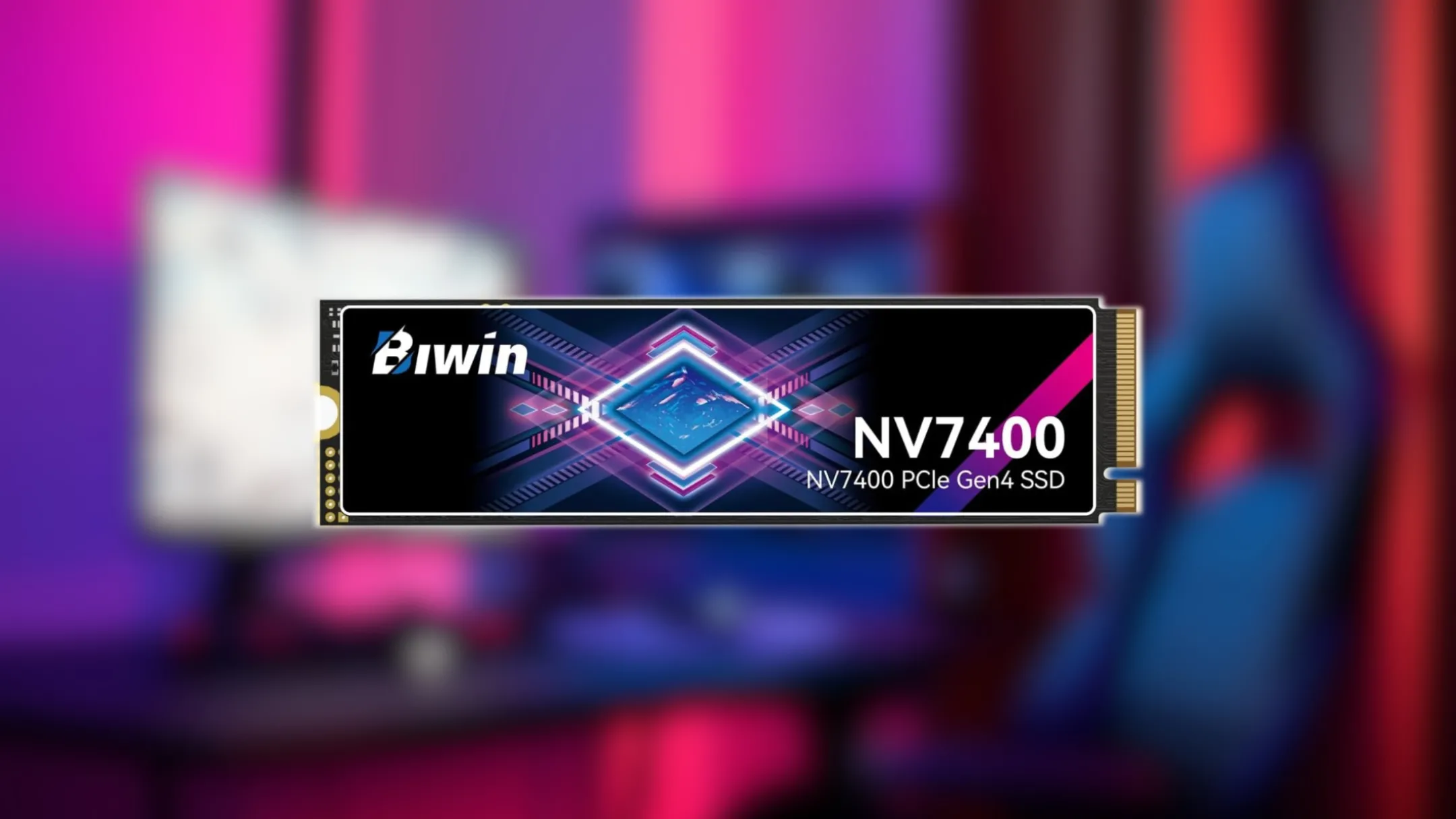 Chip nhớ và linh kiện bên trong của SSD Black Opal NV7400 4TB M.2 PCIe Gen4