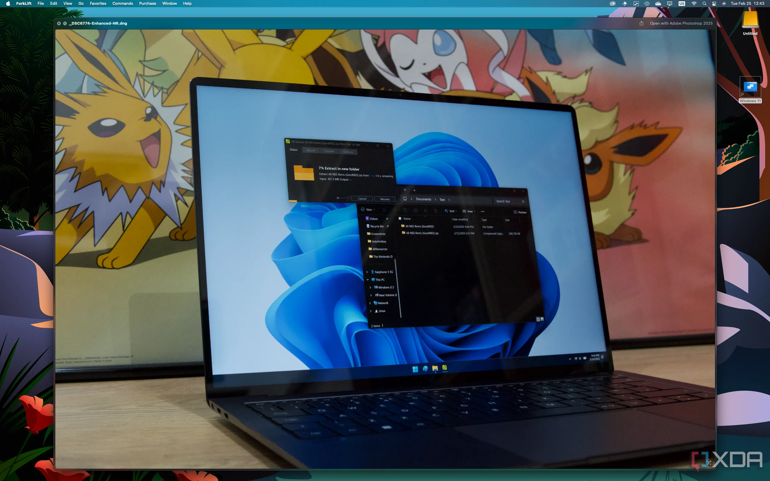 Chức năng Quick Look trên macOS hiển thị ảnh xem trước toàn màn hình, tiện lợi cho việc duyệt tệp.
