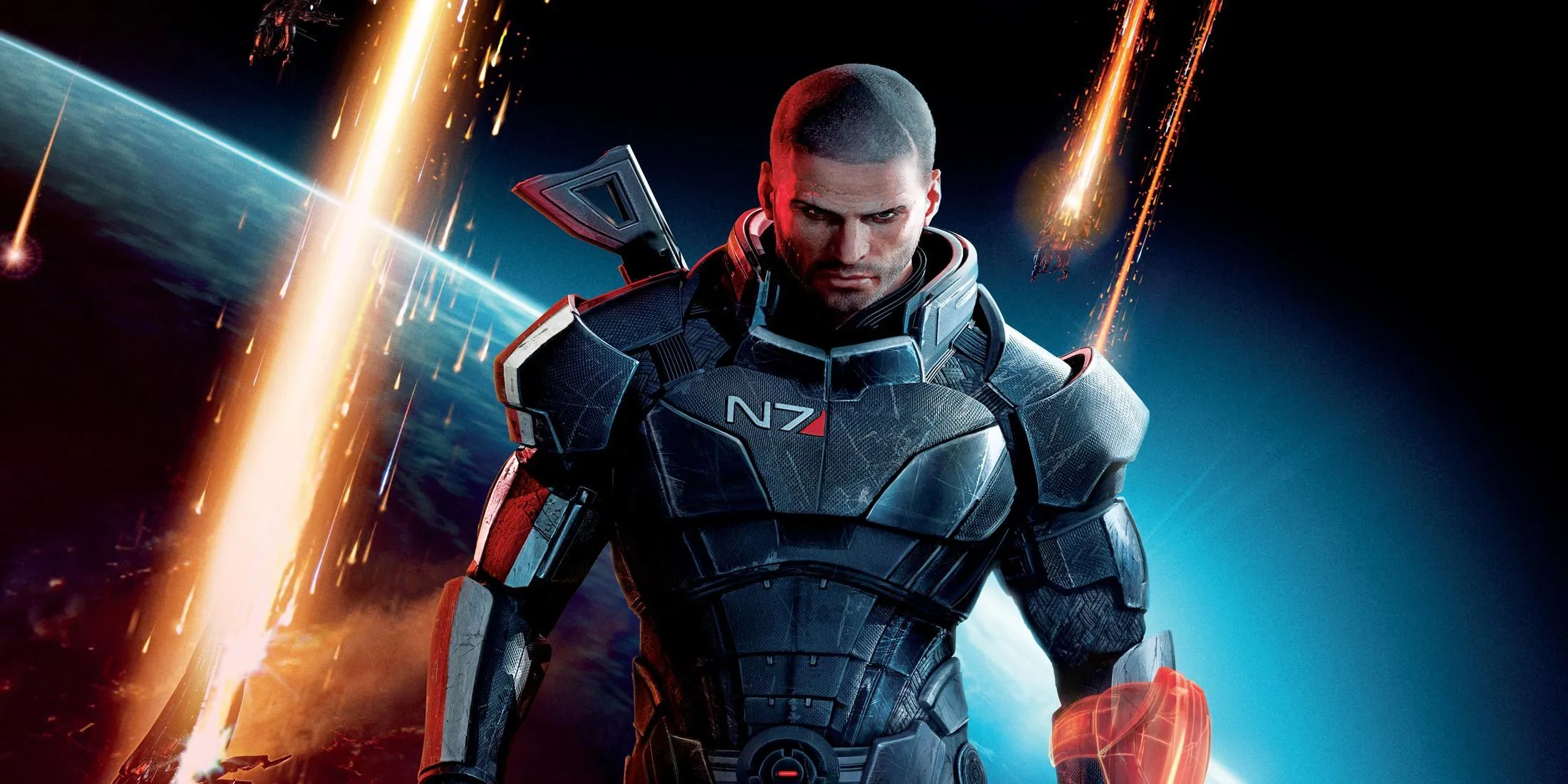 Commander Shepard trong một phân cảnh của Mass Effect 3