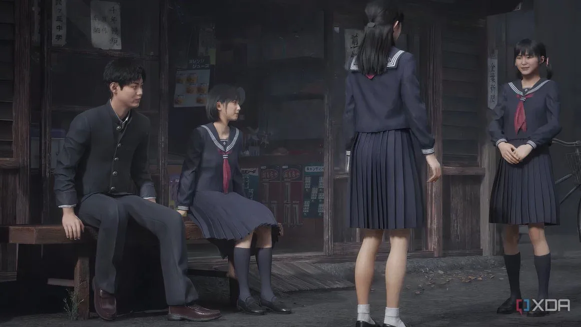 Dàn nhân vật học sinh trong Silent Hill F, có thể là bạn bè của Hinako Shimizu