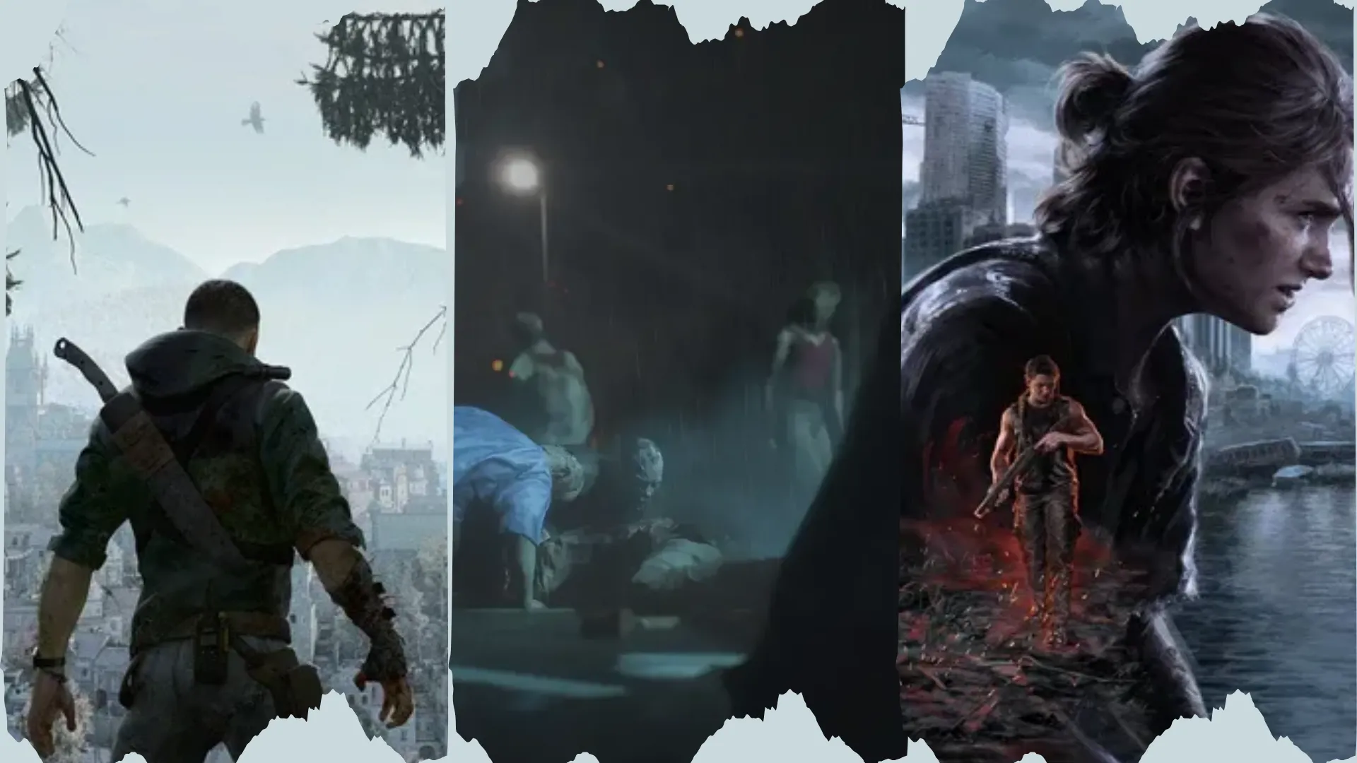Dying Light và The Last of Us II với hình ảnh zombie RE2 ở giữa