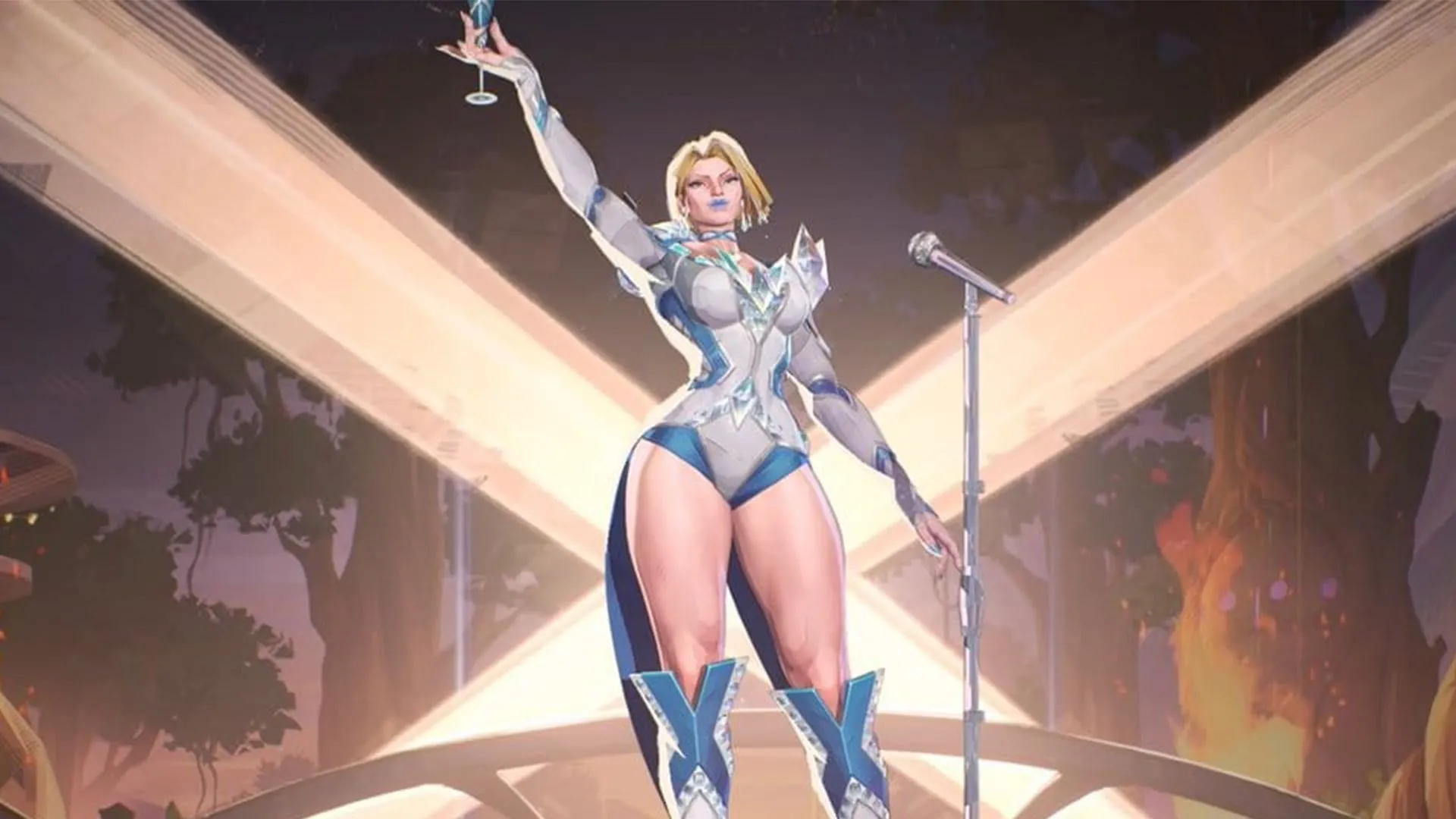 Emma Frost trong Marvel Rivals với trang phục đặc biệt