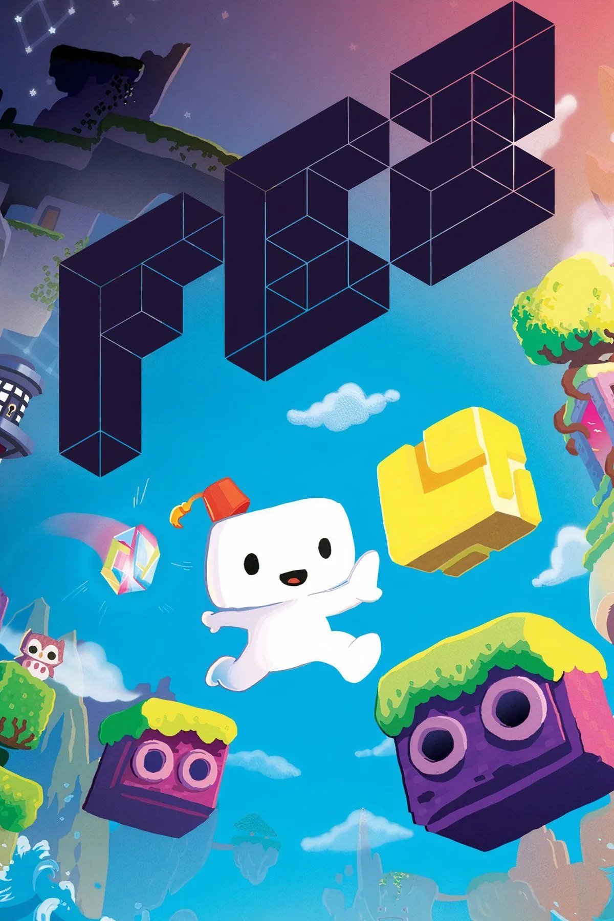 FEZ - Tựa game giải đố platformer dễ thương với cơ chế xoay không gian 3D