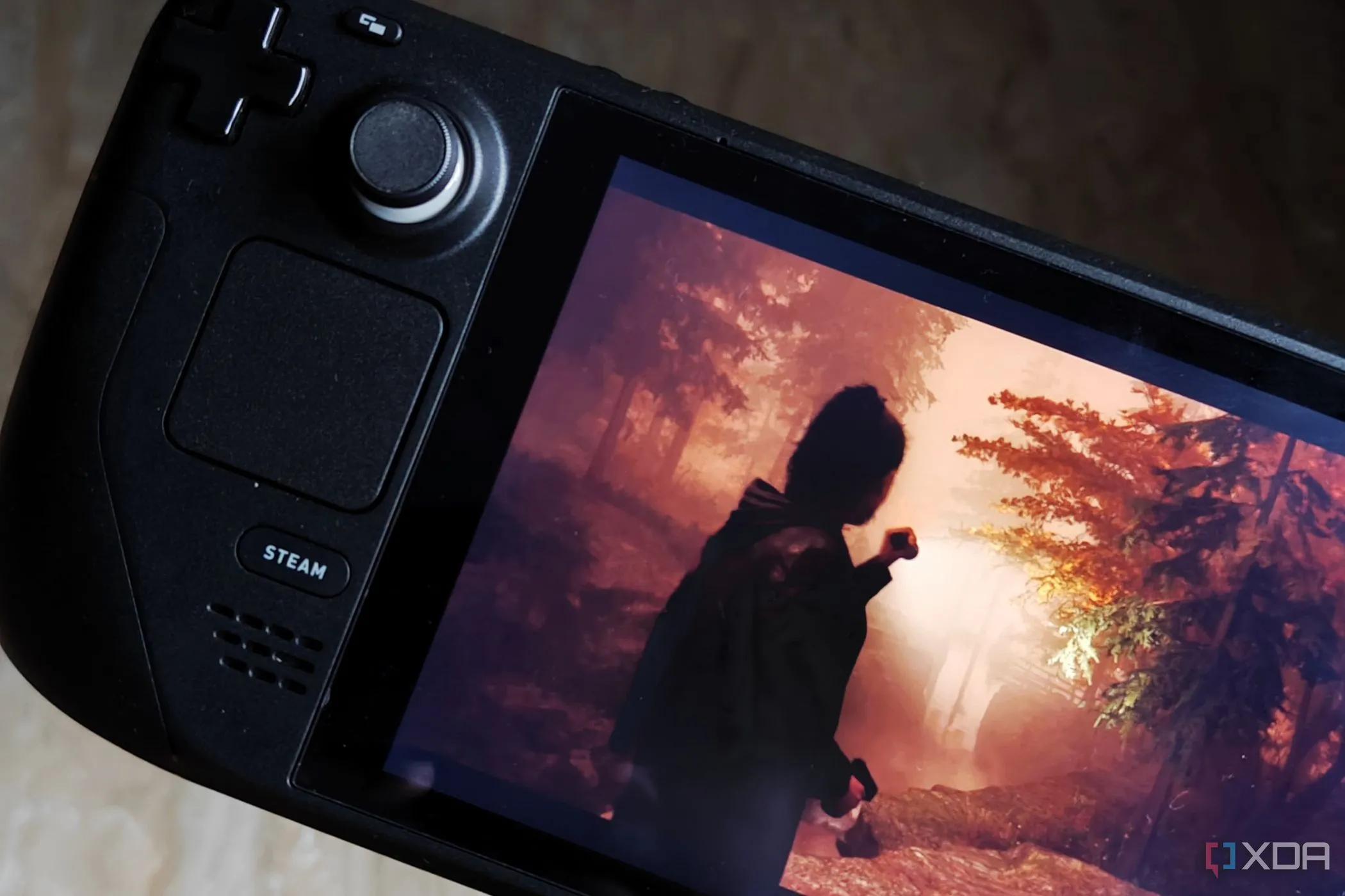 Game Alan Wake 2 chạy trên Steam Deck, minh họa nhu cầu tối ưu hiệu suất đồ họa