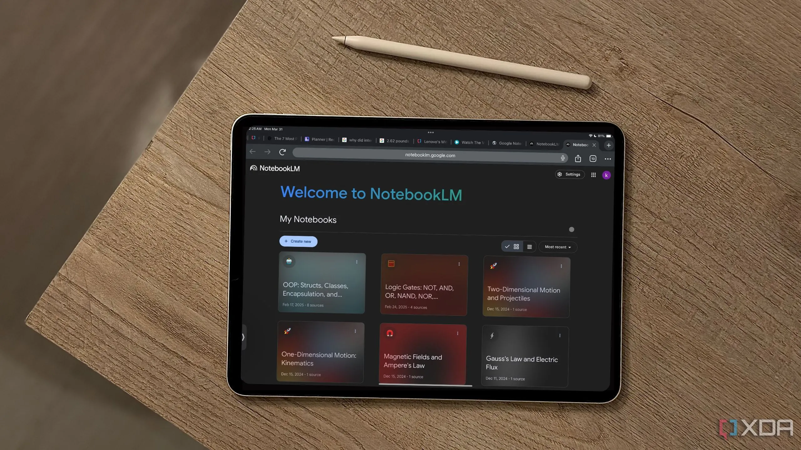 Ghi chú và nghiên cứu với NotebookLM trên iPad và Apple Pencil