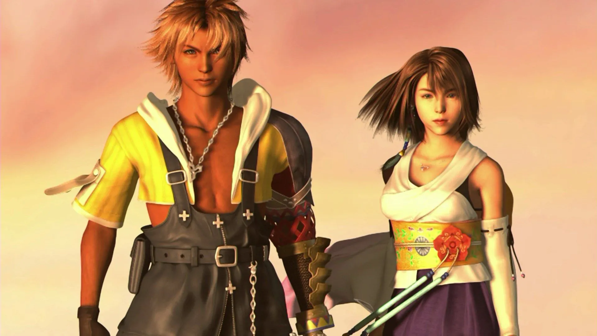 Giao diện chiến đấu theo lượt đặc trưng của Final Fantasy X với các thành viên trong đội hình