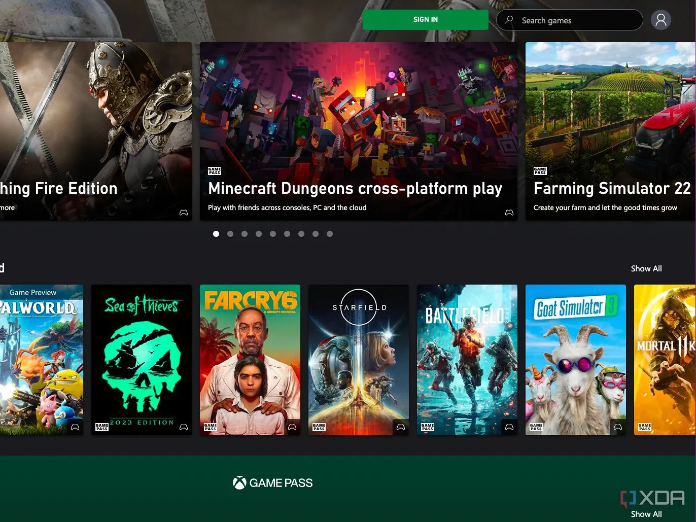 Giao diện đăng nhập Xbox Game Pass Ultimate trên trình duyệt.