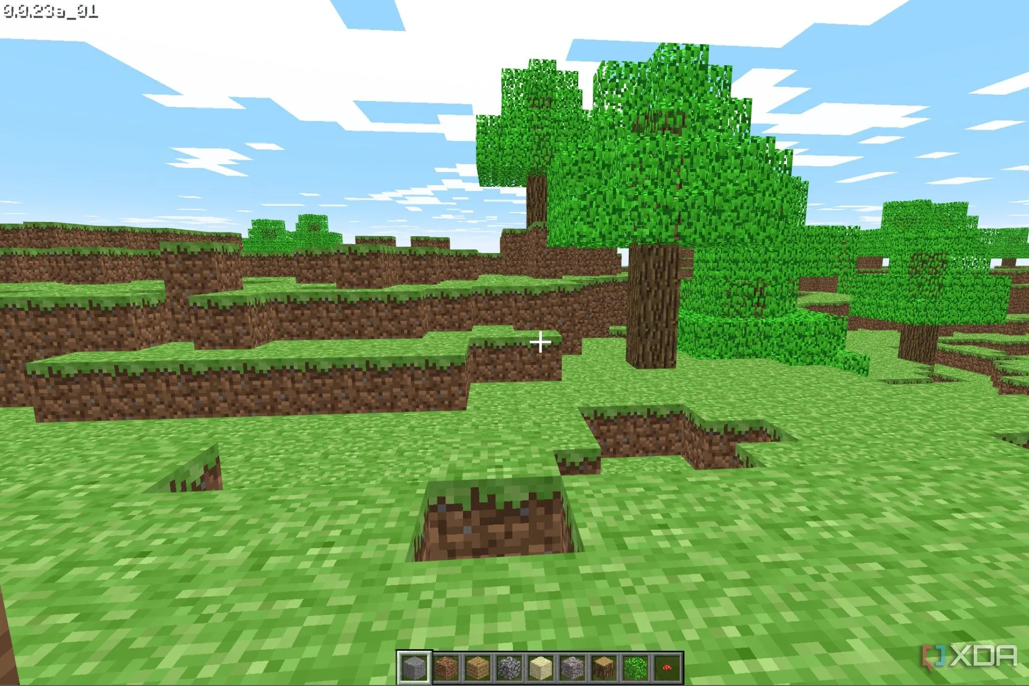 Giao diện game Minecraft Classic phiên bản gốc đang chạy trên trình duyệt web