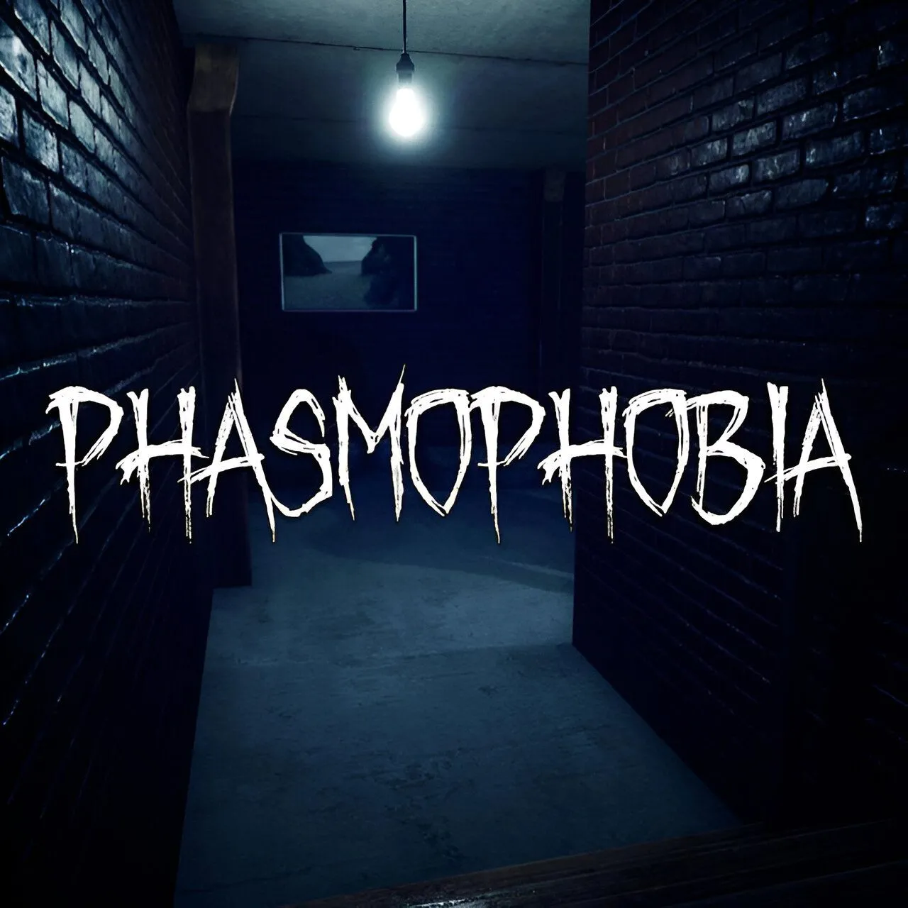 Giao diện game Phasmophobia với các công cụ săn ma và không khí u ám, cho thấy trải nghiệm kinh dị trực tuyến.