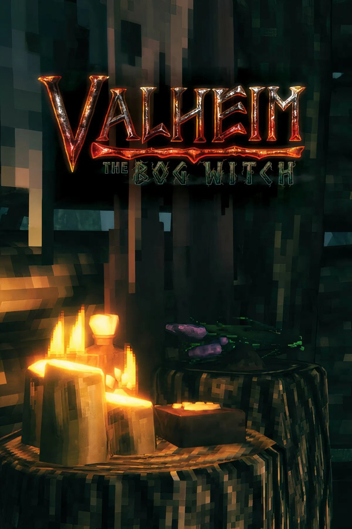 Giao diện game Valheim với nhân vật Viking và kiến trúc gỗ kiên cố