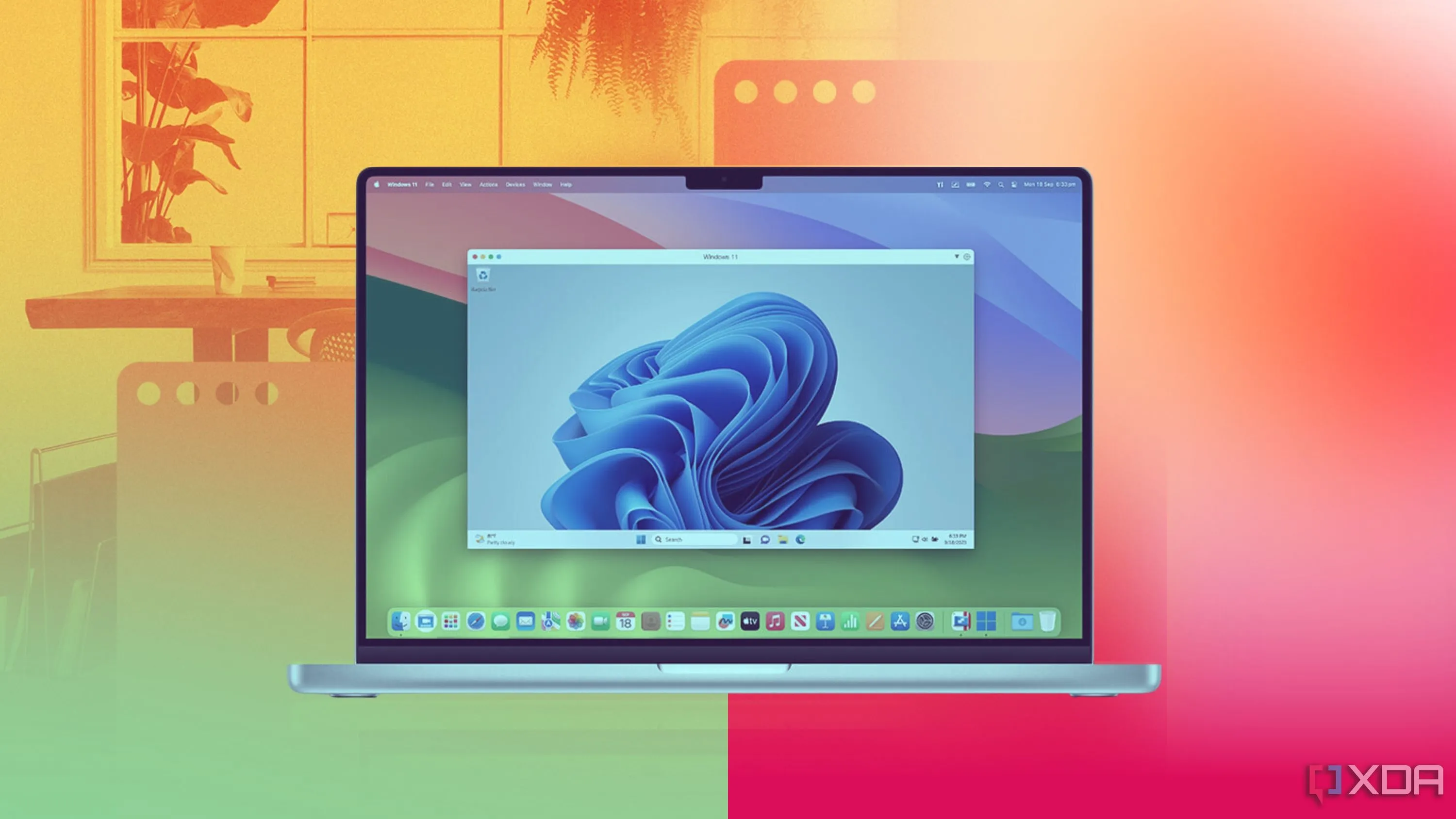 Giao diện Parallels Desktop 20 chạy trên máy Mac