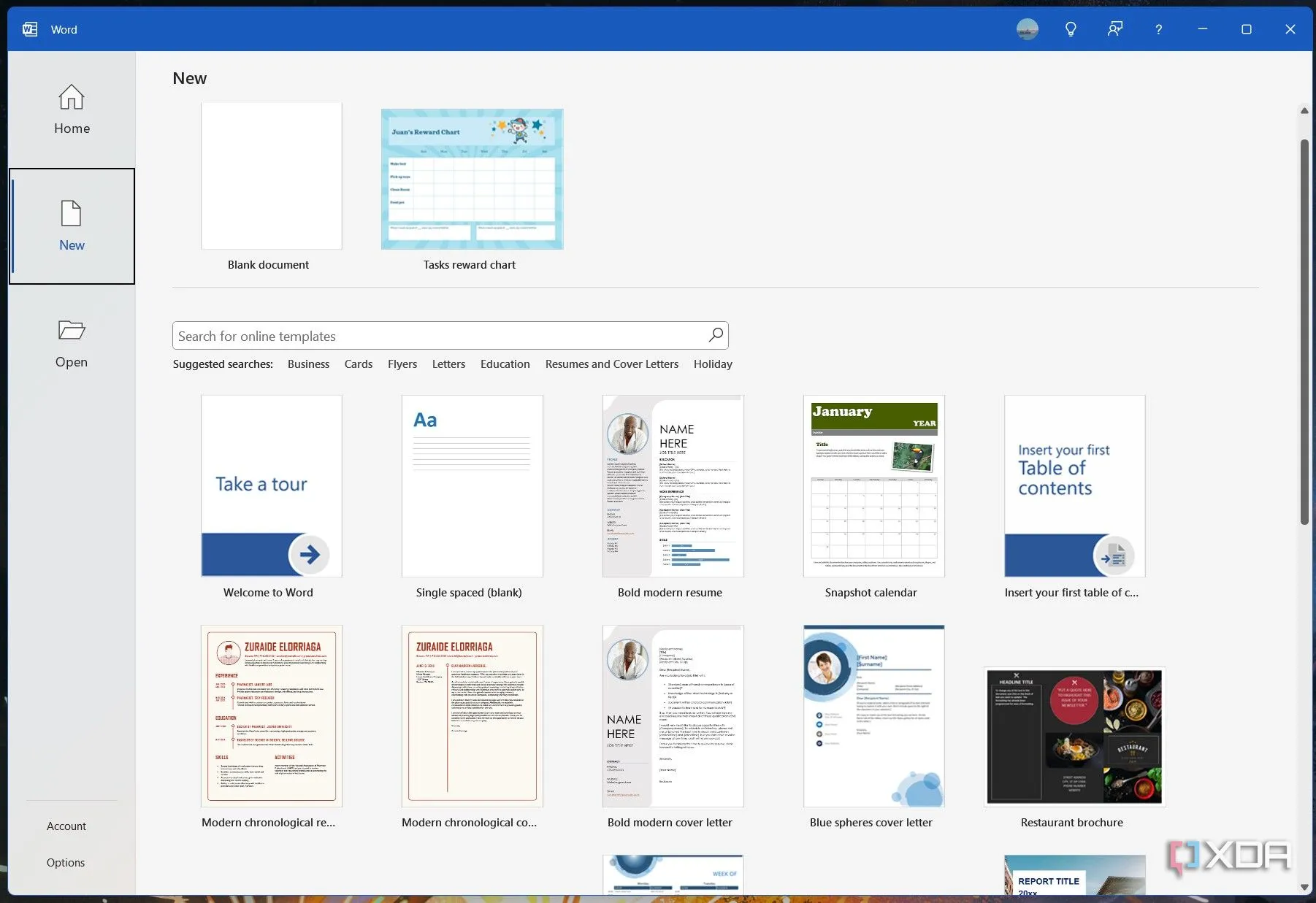 Giao diện trang mẫu tài liệu của Microsoft Word, cho thấy sự tùy chỉnh và yêu cầu sử dụng trong môi trường công sở hoặc giáo dục.