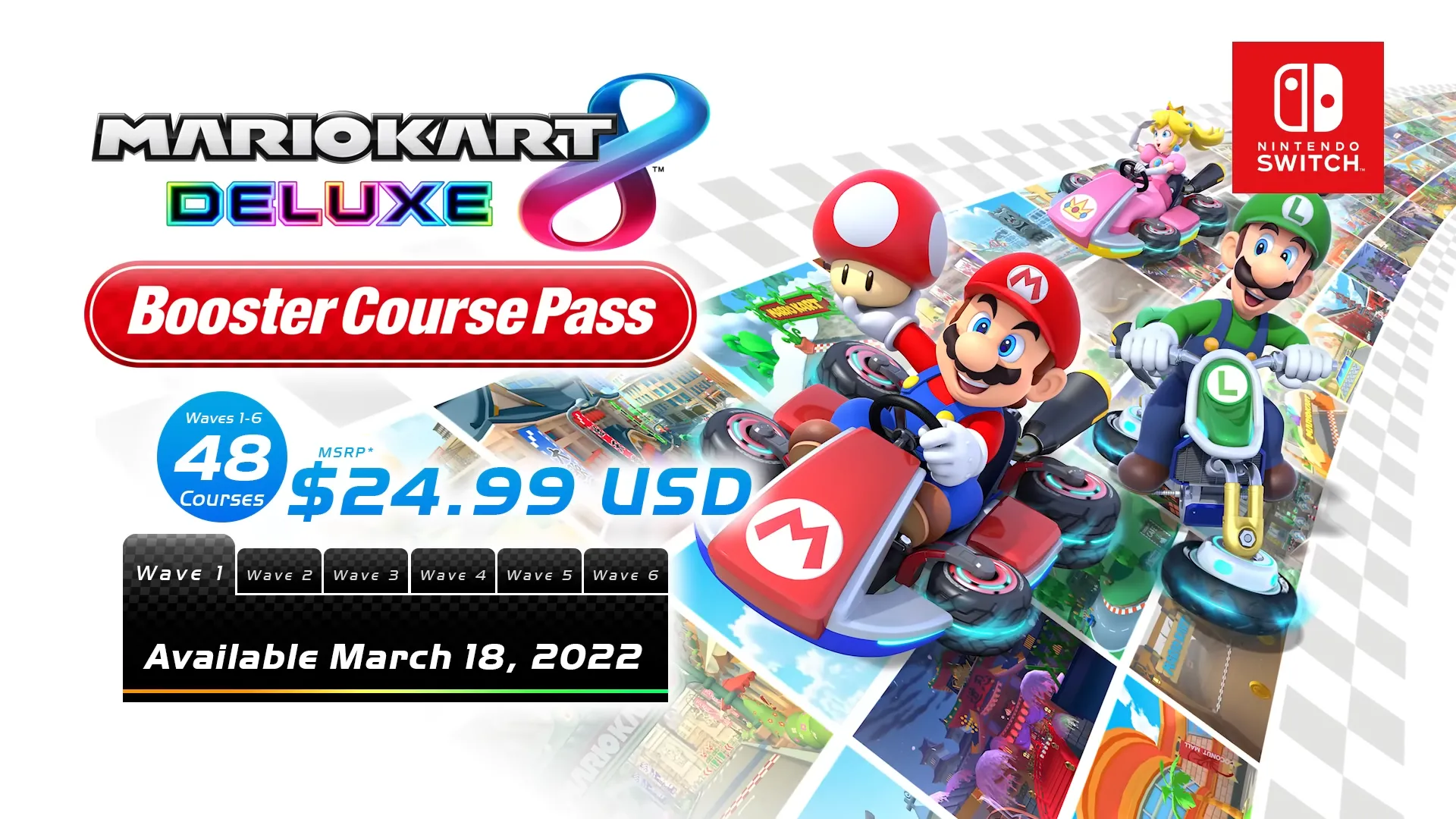 Gói mở rộng Booster Course Pass của Mario Kart 8 Deluxe