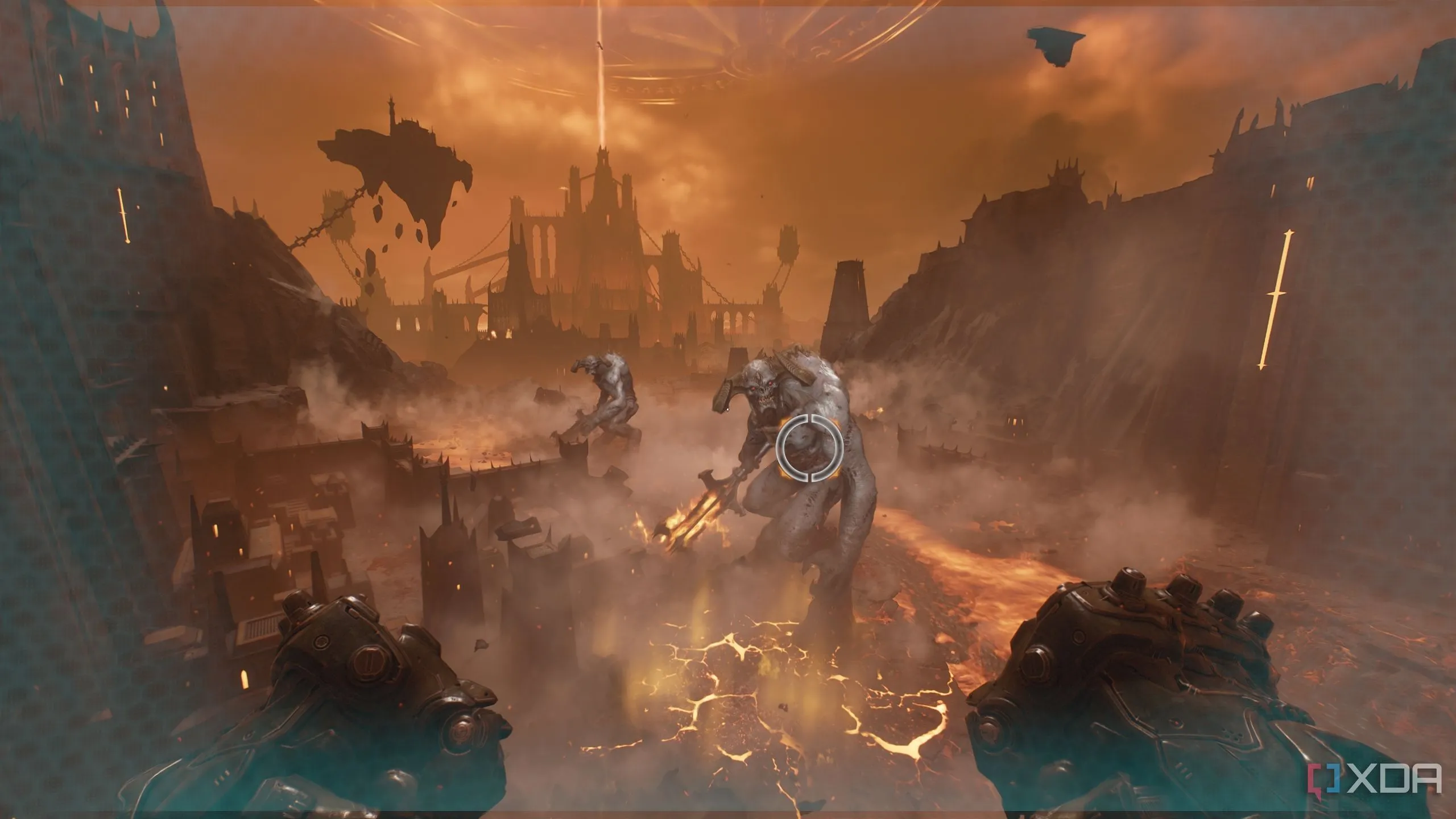 Hai Titan xếp thẳng hàng, cơ hội hoàn thành thử thách Crushinator trong Doom The Dark Ages Chương 11