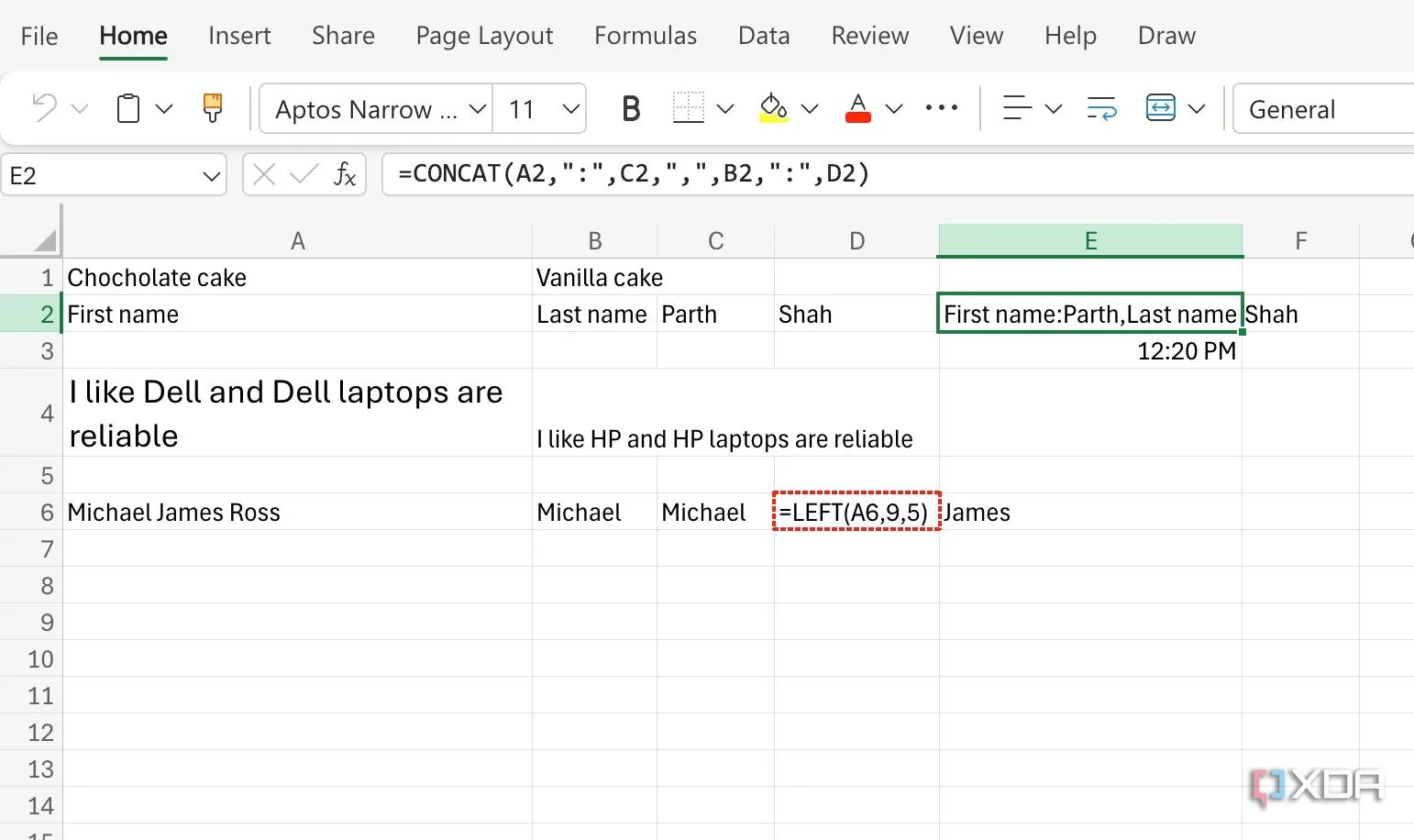 Hàm CONCAT trong Excel, cần cân nhắc chọn hàm phù hợp để tránh làm chậm bảng tính