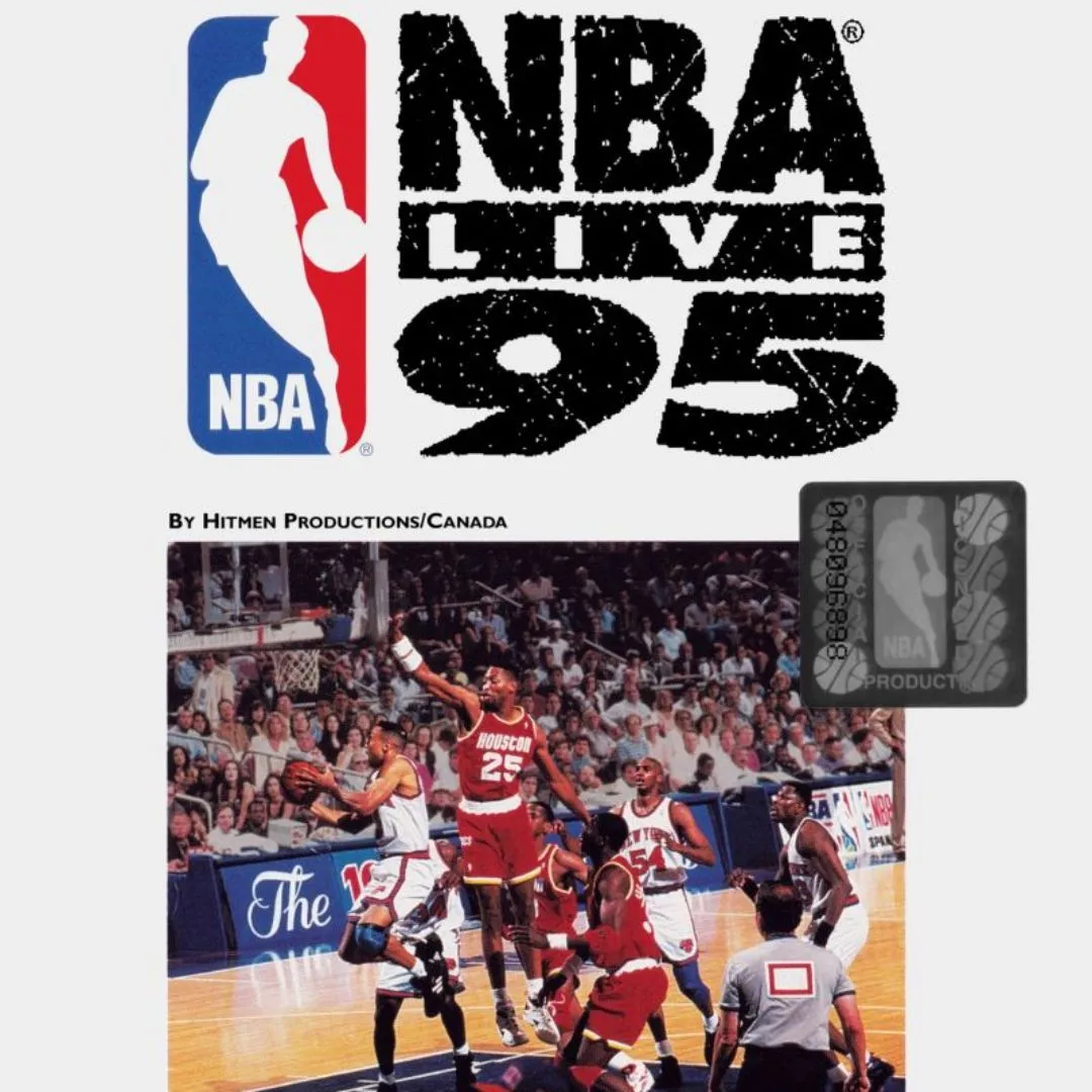 Hình ảnh bìa đĩa game NBA Live 95 trên Super Nintendo