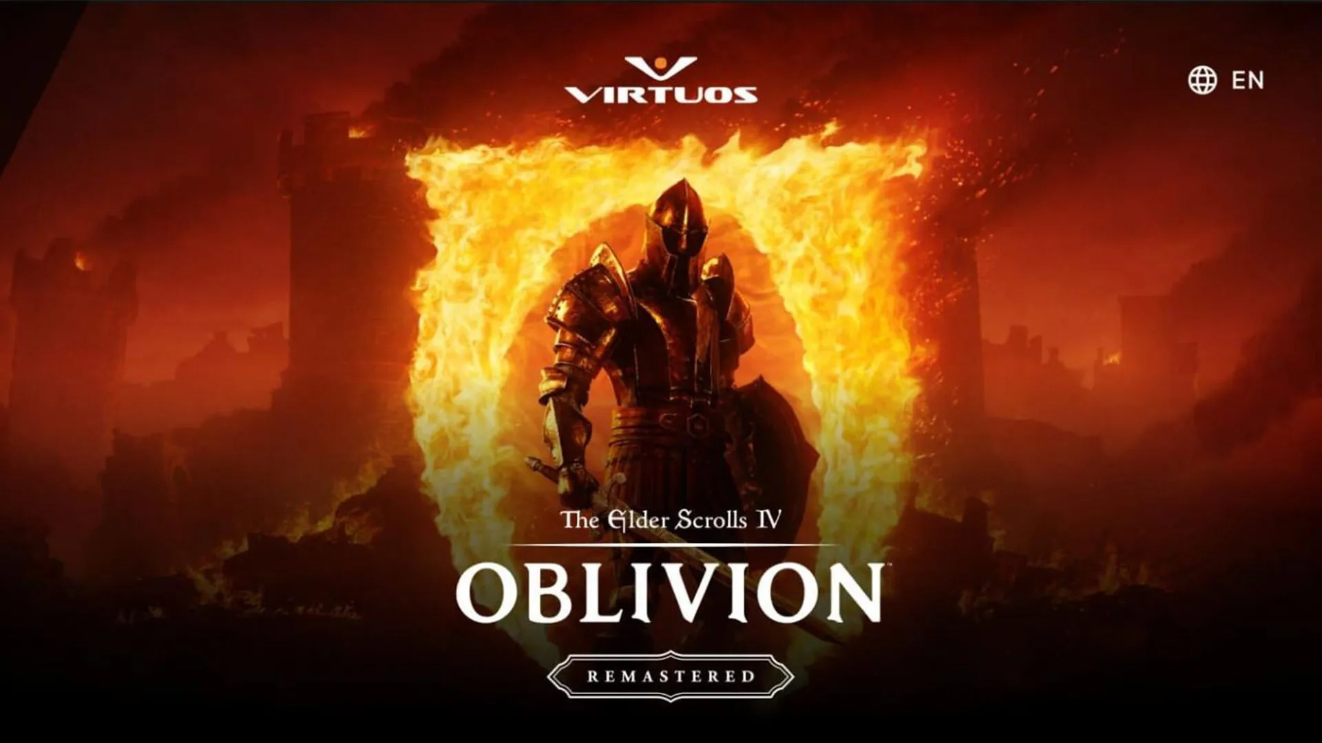 Hình ảnh bìa dự kiến chính thức của Elder Scrolls IV: Oblivion Remastered, cho thấy đồ họa cải tiến.