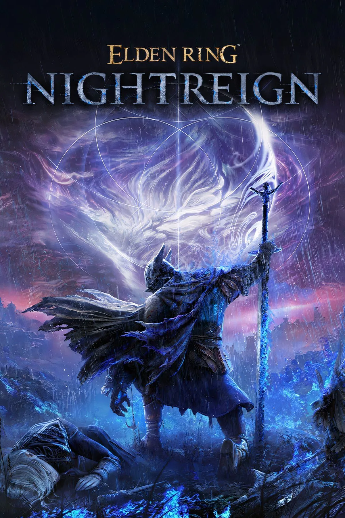 Hình ảnh bìa trang Elden Ring Nightreign, thể hiện phong cách nghệ thuật của game.