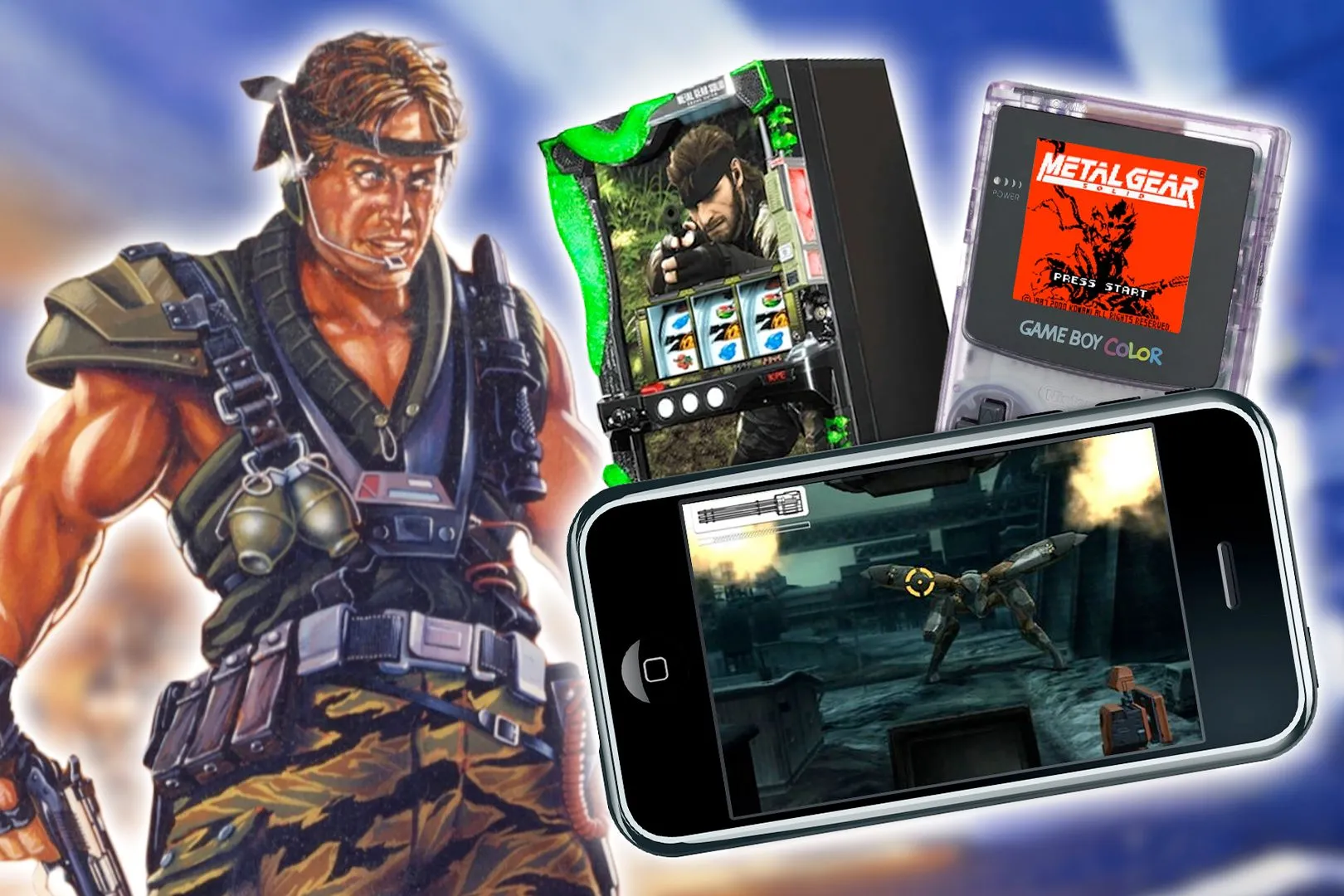 Hình ảnh các trò chơi Metal Gear Solid, gợi nhắc lối chơi ẩn nấp đỉnh cao