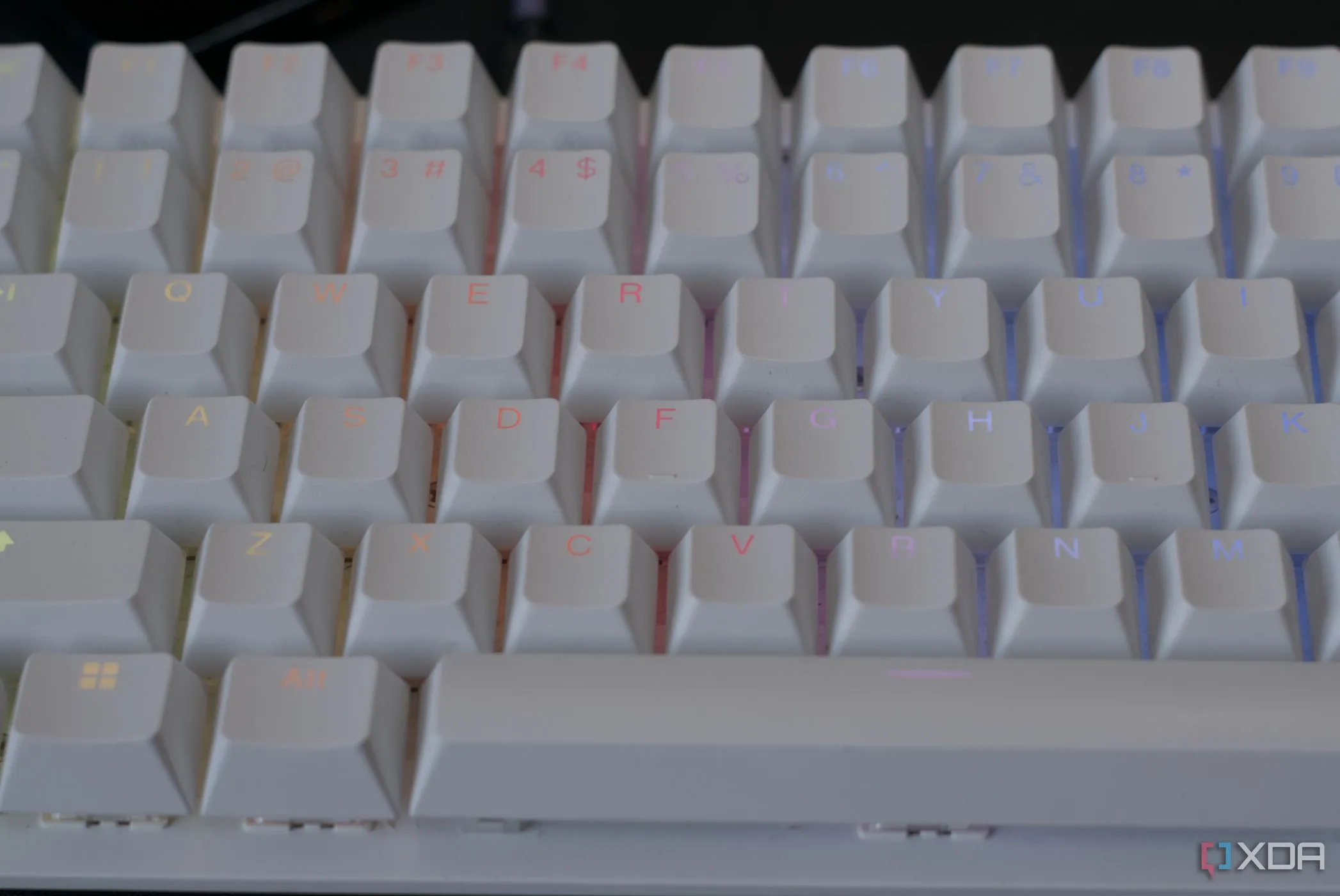 Hình ảnh cận cảnh các phím QWERTY trên bàn phím máy tính