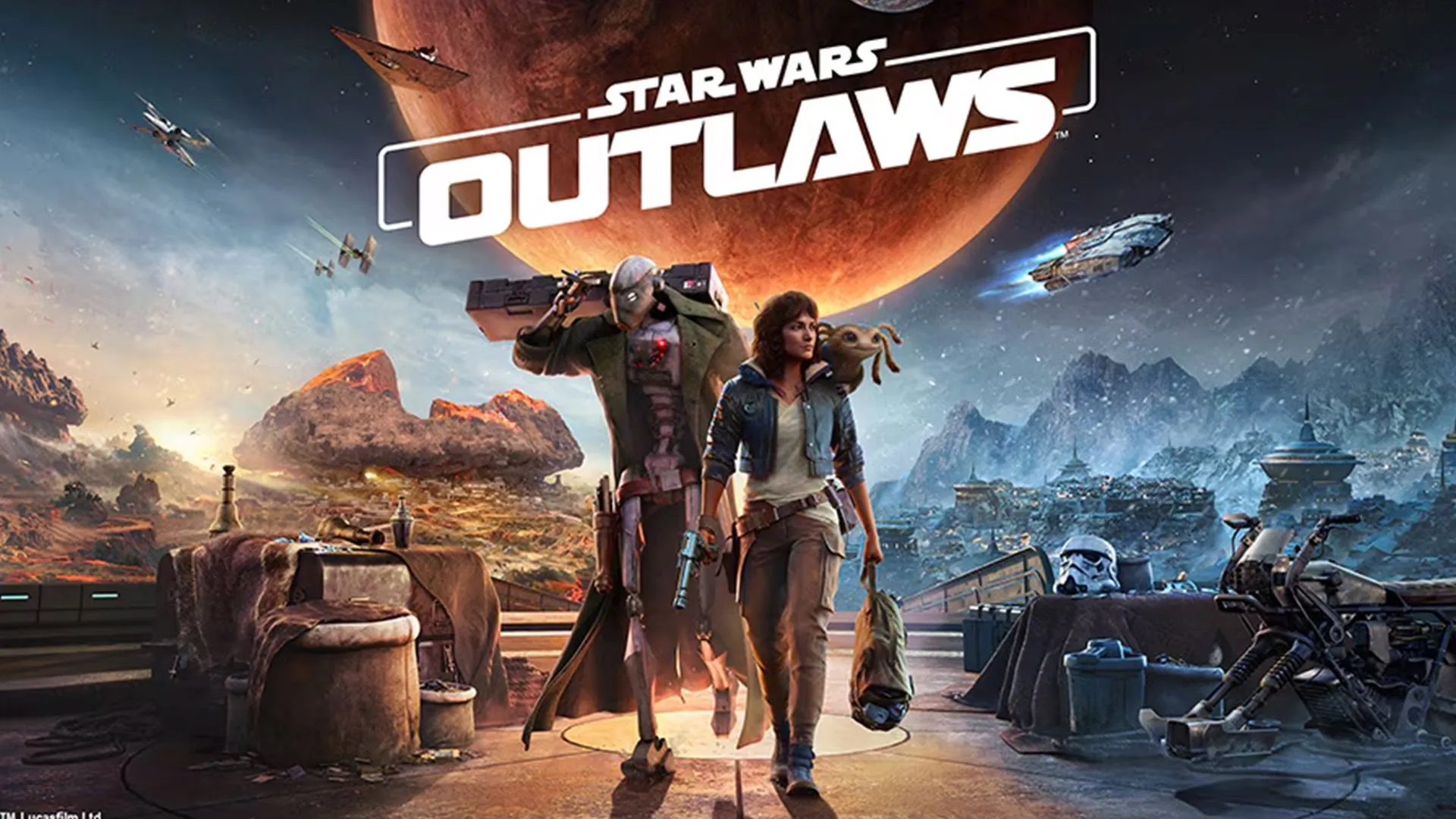Hình ảnh chính thức của tựa game Star Wars Outlaws trên các nền tảng console
