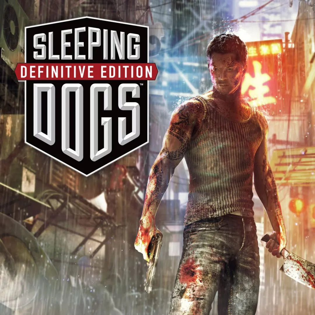 Hình ảnh game Sleeping Dogs: Definitive Edition, mô tả nhân vật Wei Shen trong bối cảnh Hồng Kông sôi động.