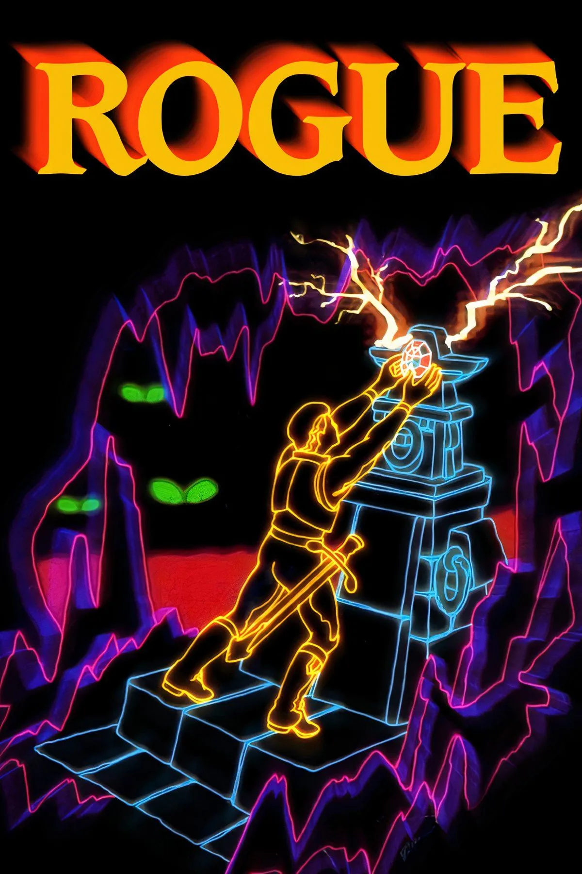 Hình ảnh giới thiệu game Rogue, tựa game khởi nguồn của roguelike