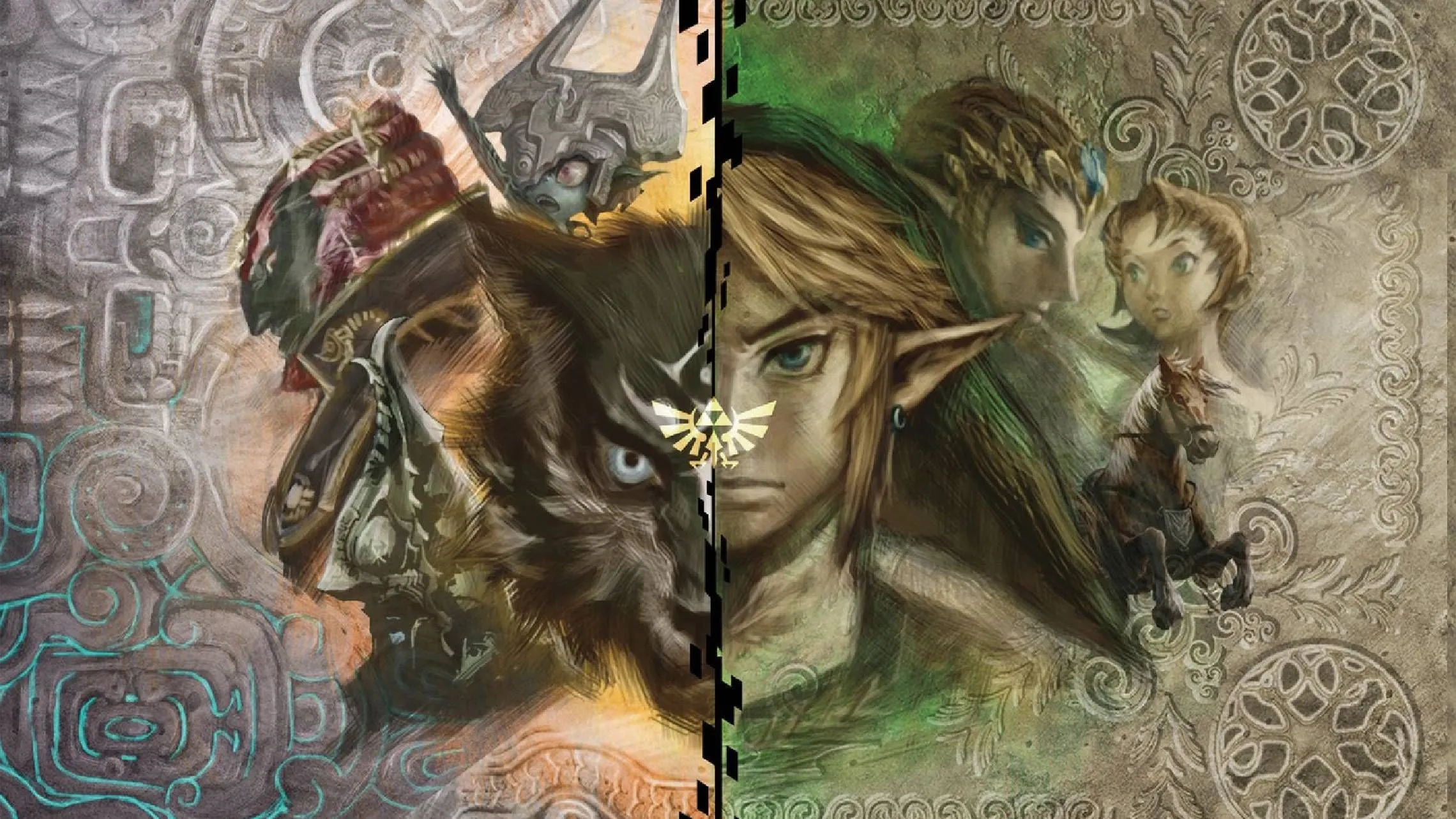 Hình ảnh nghệ thuật chính thức của Link và các nhân vật trong The Legend of Zelda: Twilight Princess