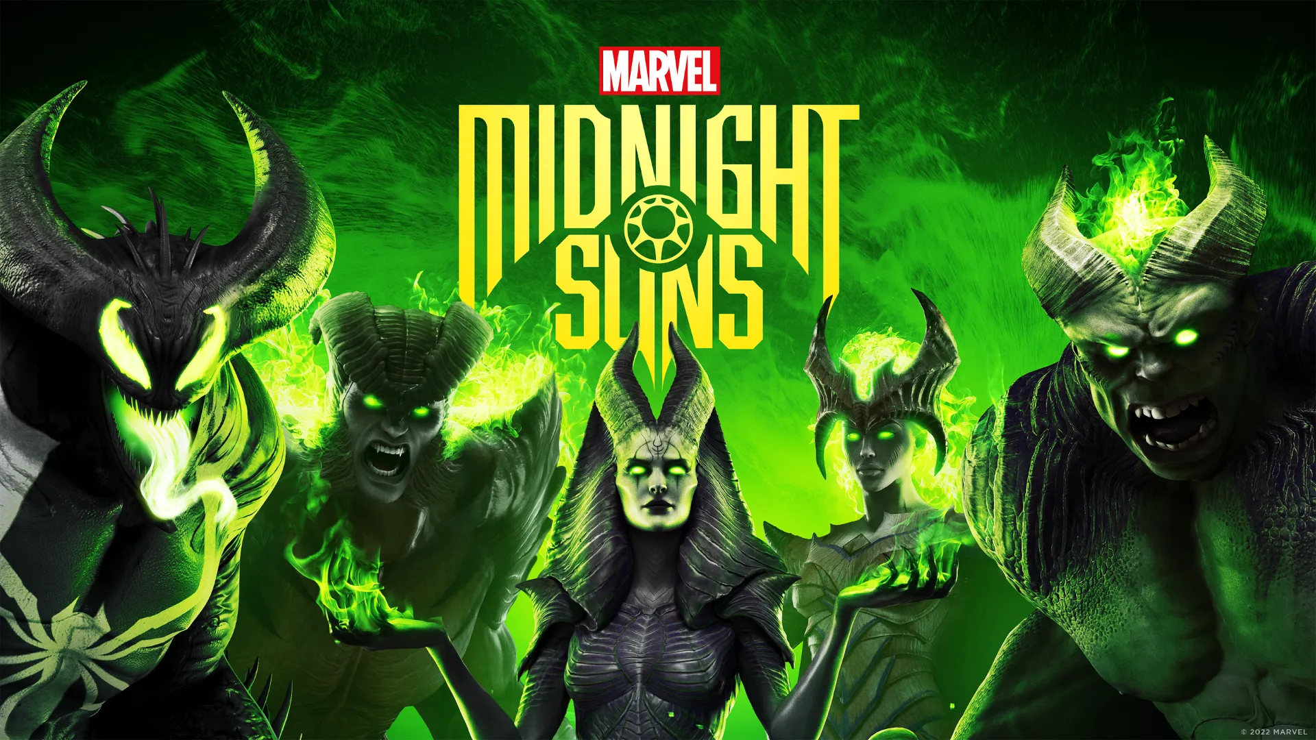 Hình ảnh nghệ thuật của phiên bản Legendary Edition game Marvel's Midnight Suns.