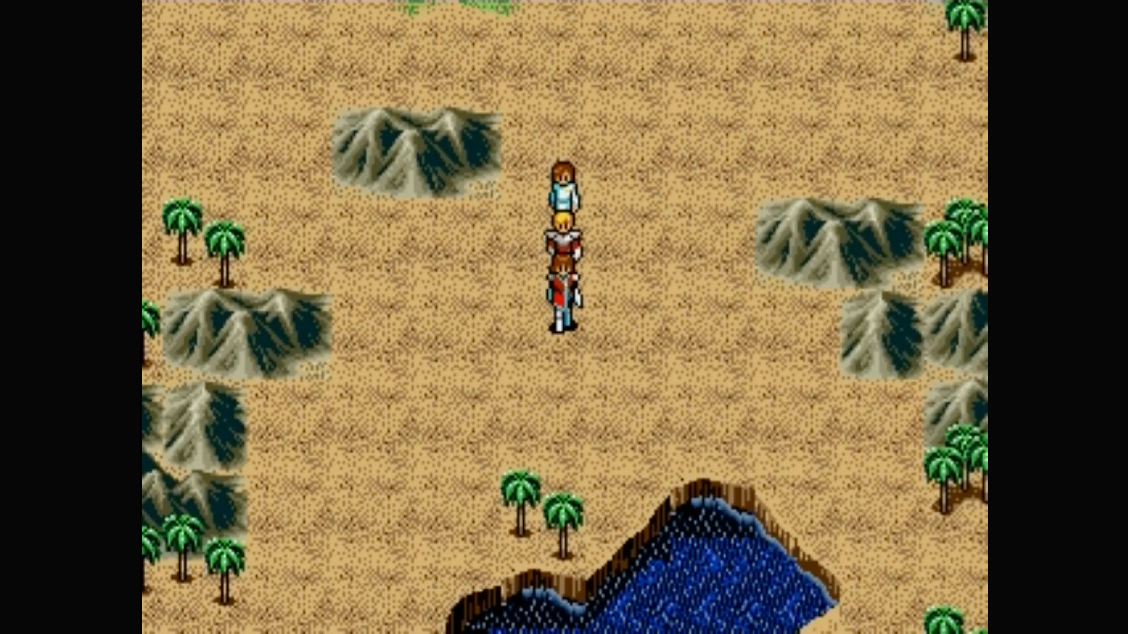 Hình ảnh nhân vật khám phá thế giới trong Phantasy Star IV, RPG kinh điển