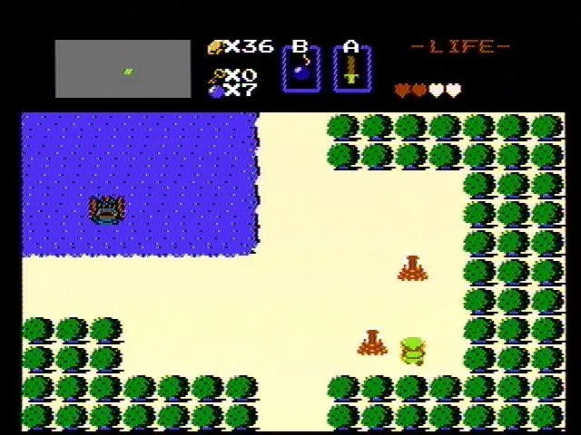 Hình ảnh nhân vật Link trong The Legend of Zelda, biểu tượng của dòng game phiêu lưu hành động RPG trên NES/Famicom
