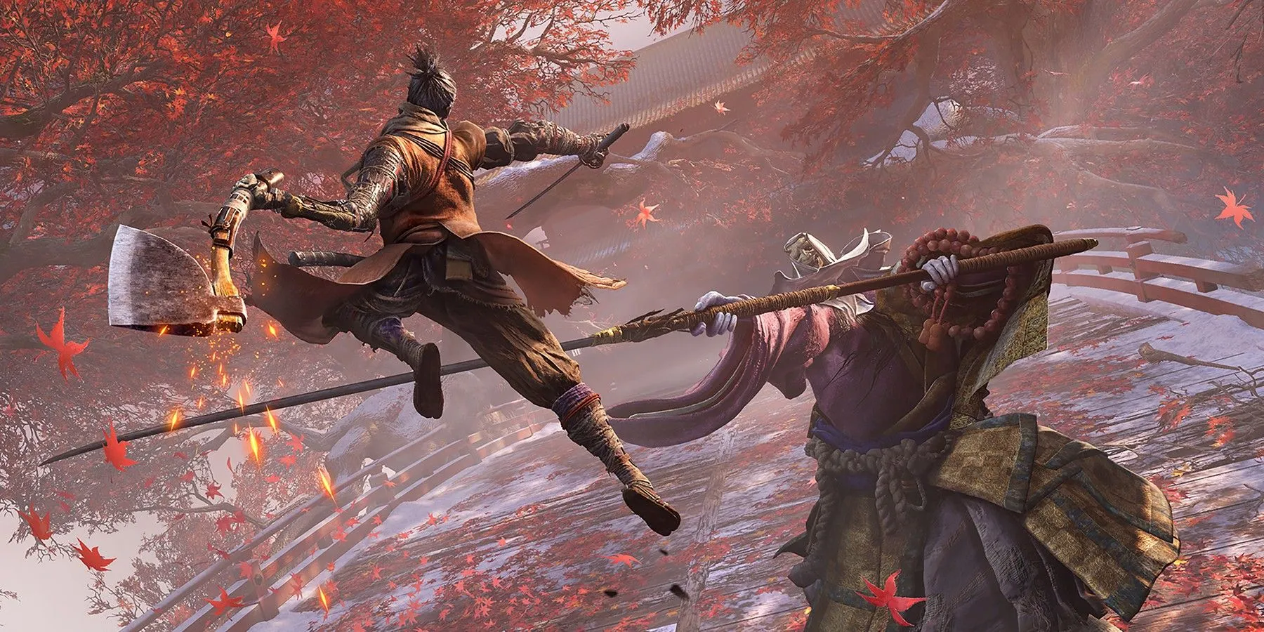Hình ảnh nhân vật trong Sekiro: Shadows Die Twice, một trong những game khó nhất, tương tự sự thử thách của chế độ Grounded The Last of Us.