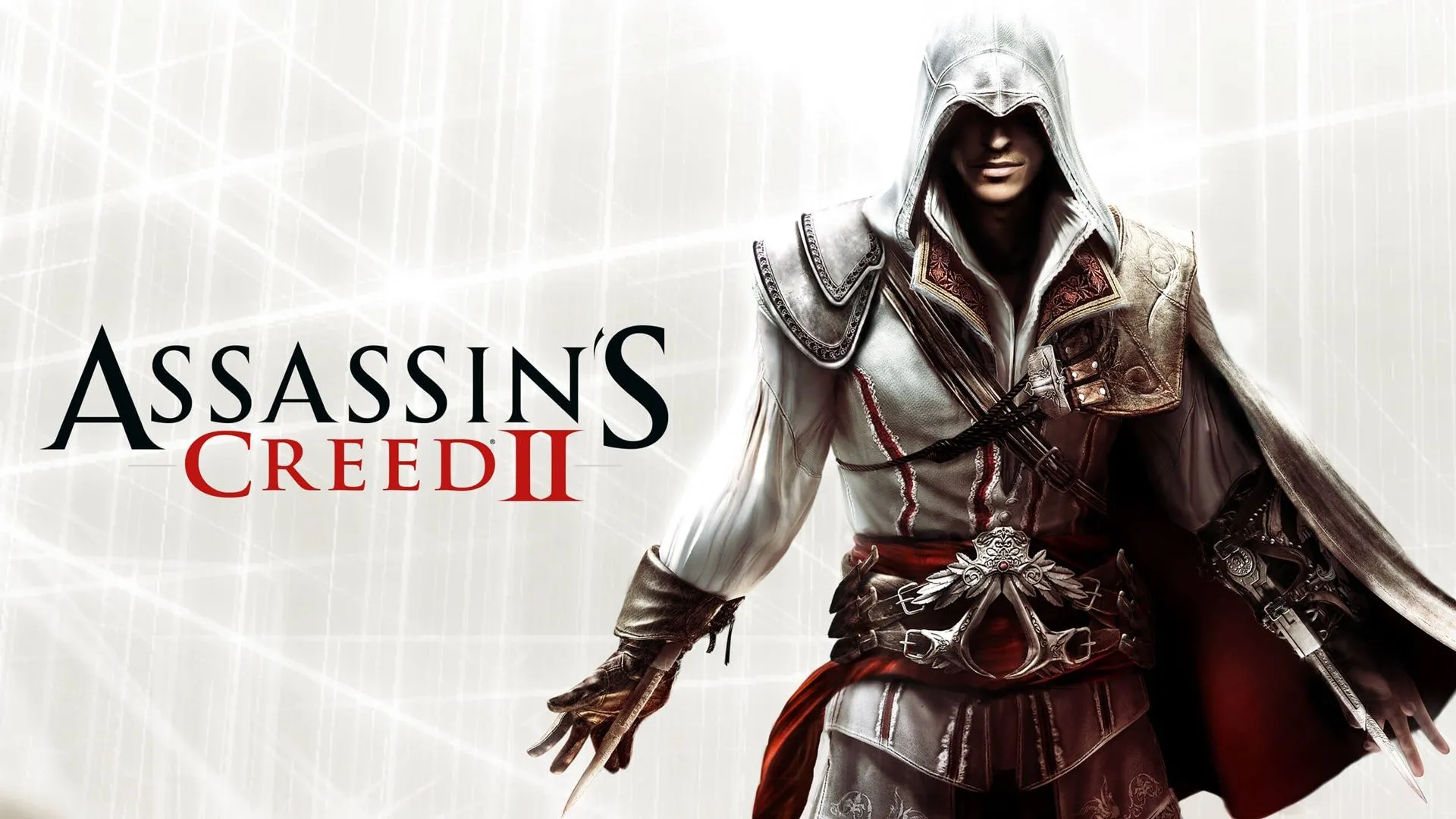 Hình ảnh quảng bá Ezio Auditore trong Assassin's Creed 2, tựa game kinh điển trên Xbox 360
